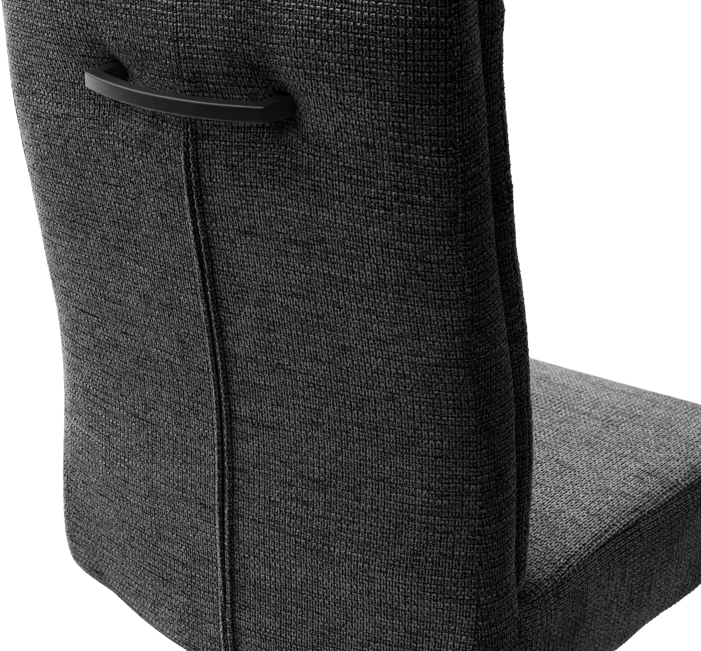 MCA furniture Freischwinger »LIMASSOL«, Chenille, (Set, 2Stck.), Stuhl belastbar bis 140 kg