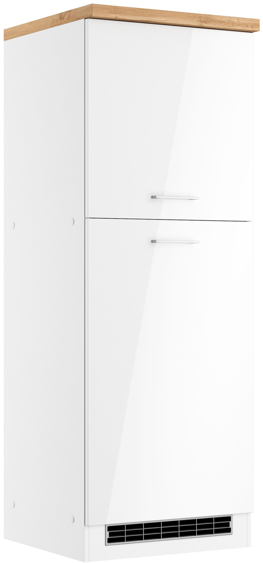 Image of KOCHSTATION Kühlumbauschrank "KS-Milan" Kühlschrankumbau 60 cm, matte oder hochglänzende Fronten