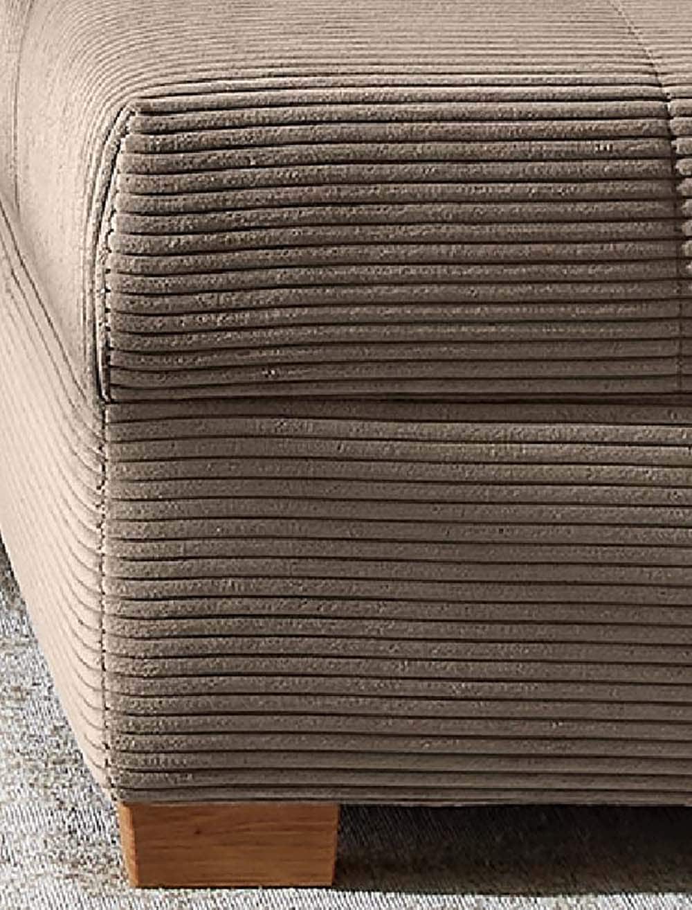 Jockenhöfer Gruppe »Abby U-Form, B: 313 cm, inkl. Schlaffunktion« avec coffre de lit, grande surface de couchage 273x147cm, pieds en bois massif