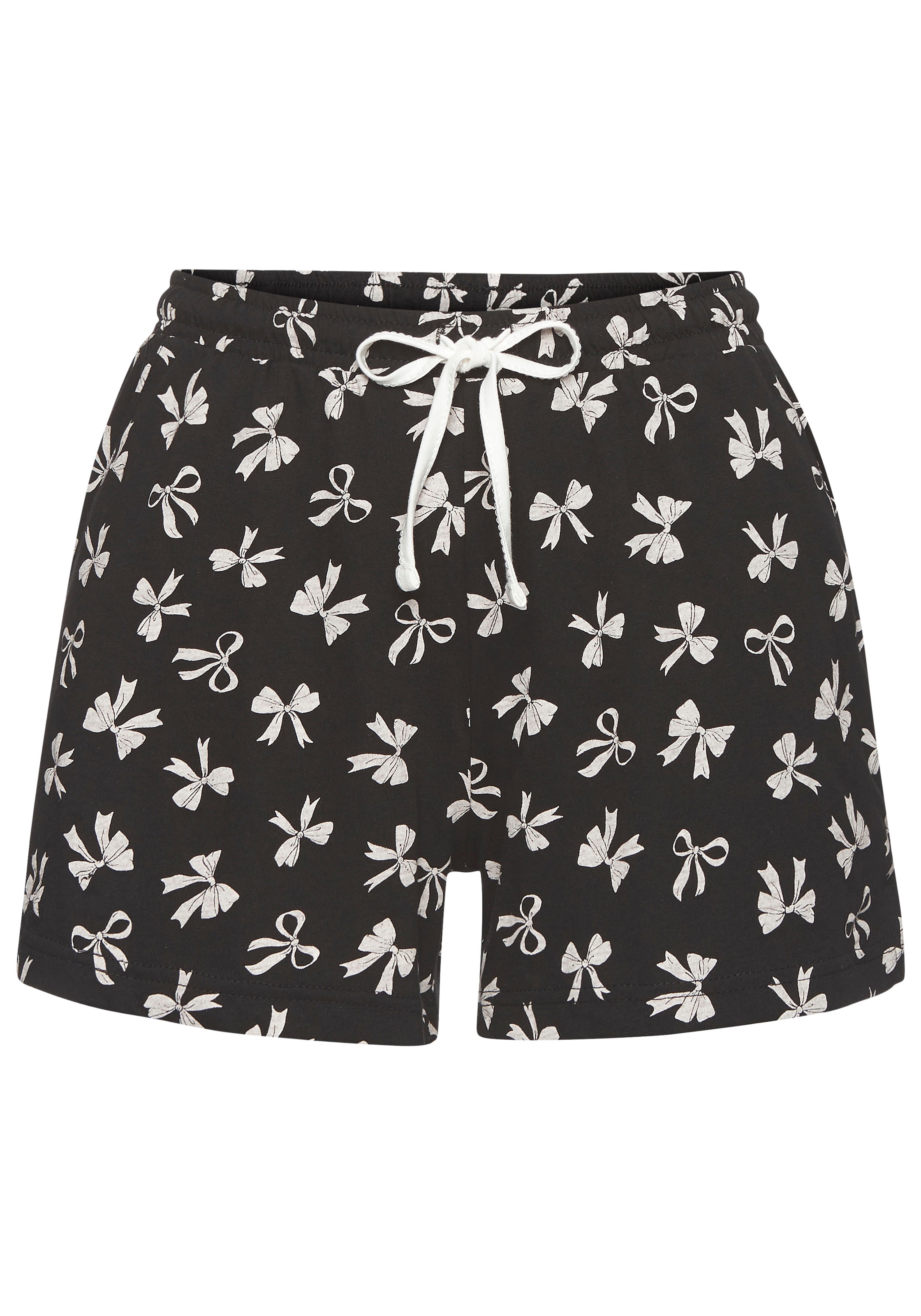 Vivance Dreams Shorty, (Set, 4 tlg.), Mit süssem Schleifenmuster