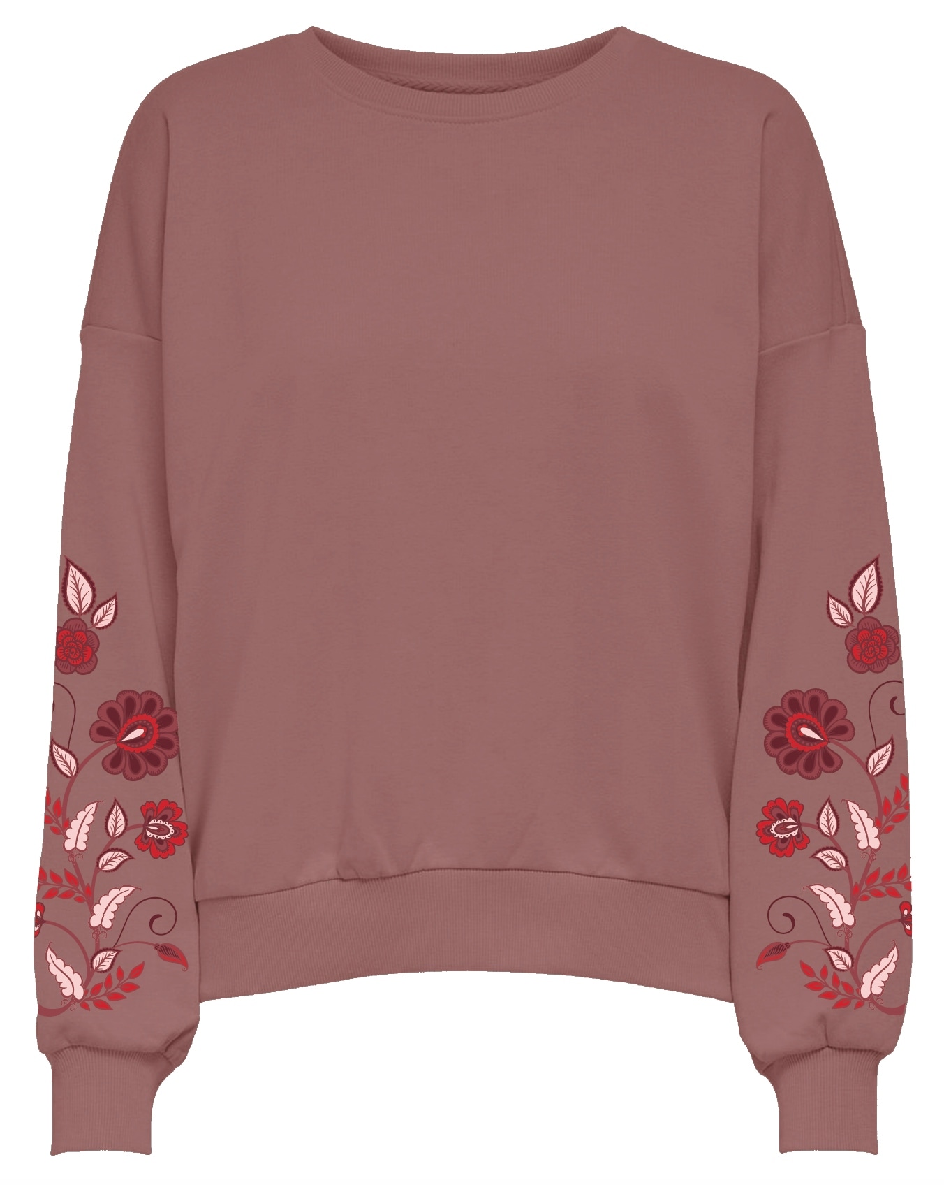 ONLY Sweatshirt »ONLBROOKE L/S O-NECK FLOWER SWT«