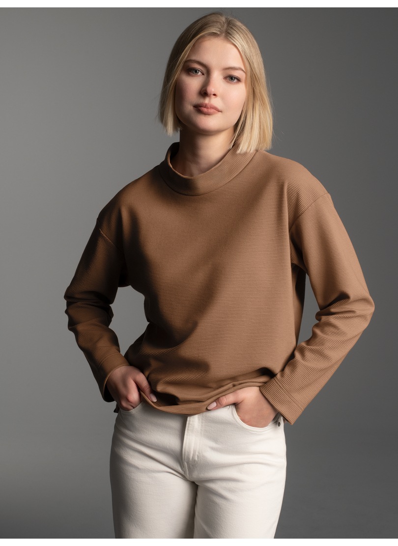 Trigema Sweat-shirt »TRIGEMA Sweatshirt mit Stehkragen«
