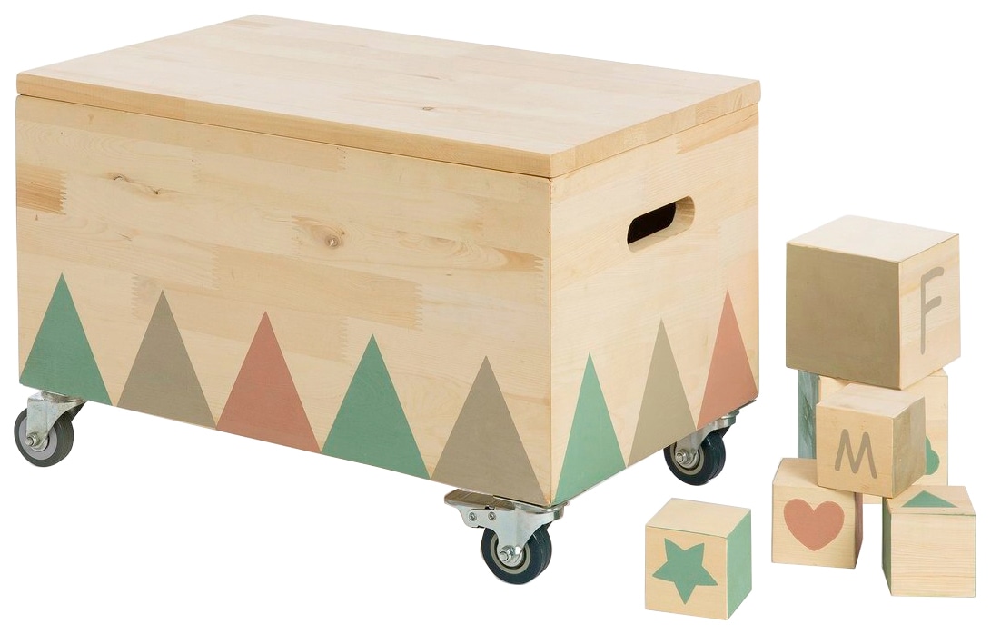 Image of MUDDY BUDDY Truhe "Treasure Hunter" Outdoor Spieltruhe + Spielwürfel, natur