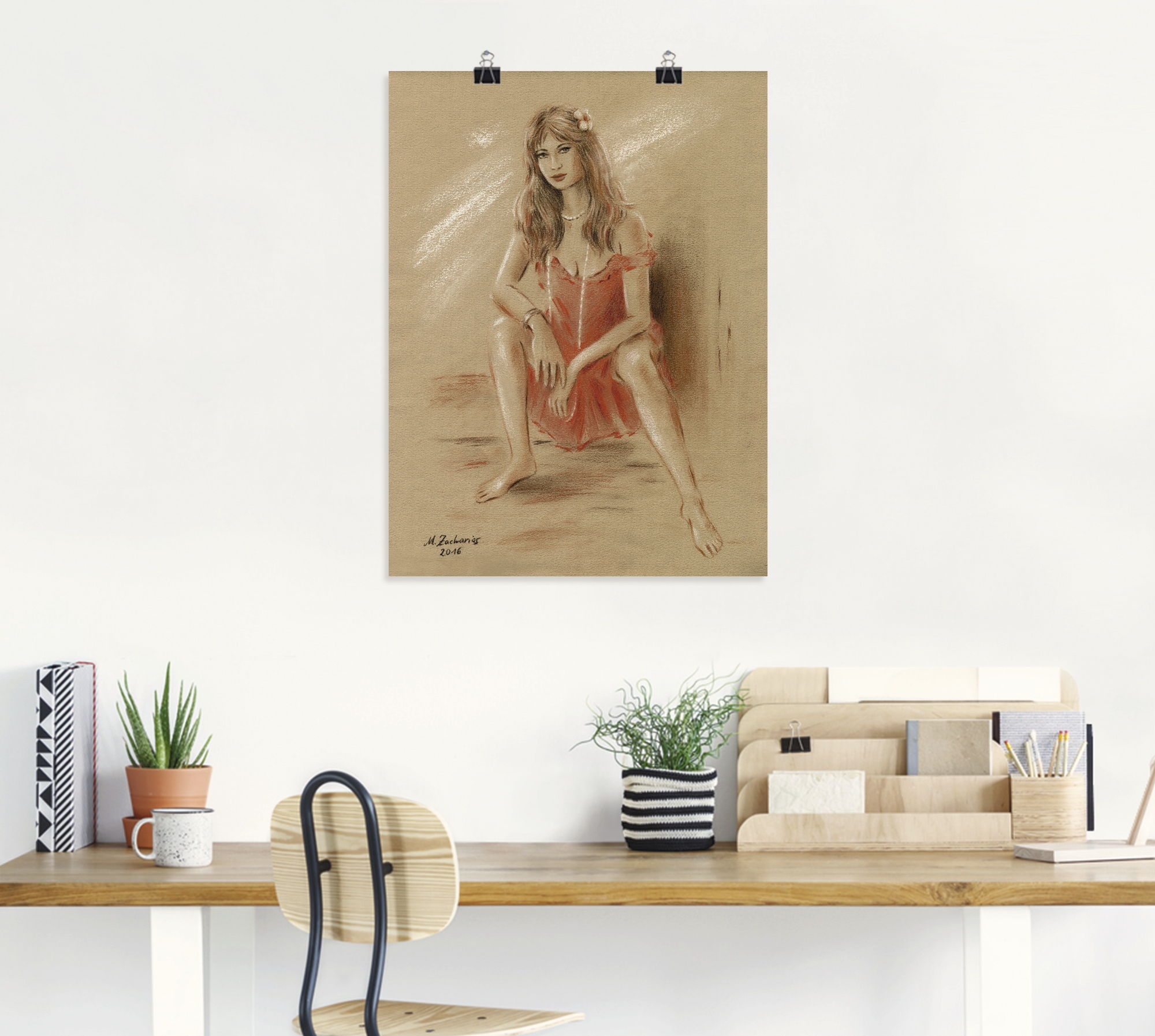 Artland Wandbild »Sehnsucht - Erotik Frauen«, Frau, (1 St.), als Leinwandbild, Poster in verschied. Grössen