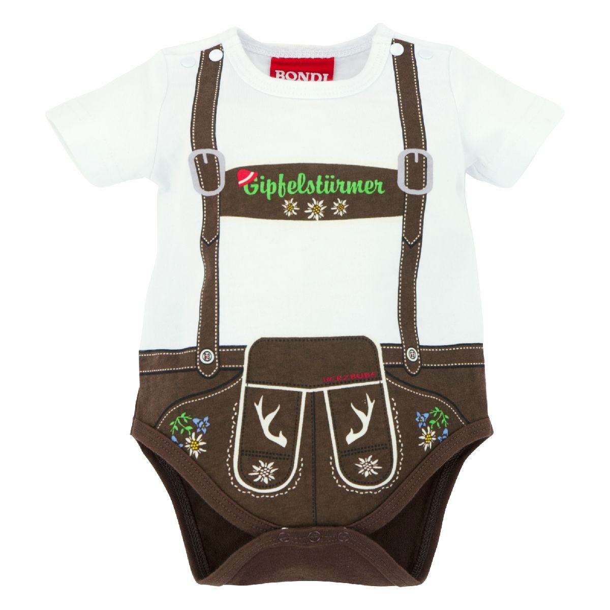 Image of BONDI Kurzarmbody, in Lederhosen-Optik bei Ackermann Versand Schweiz