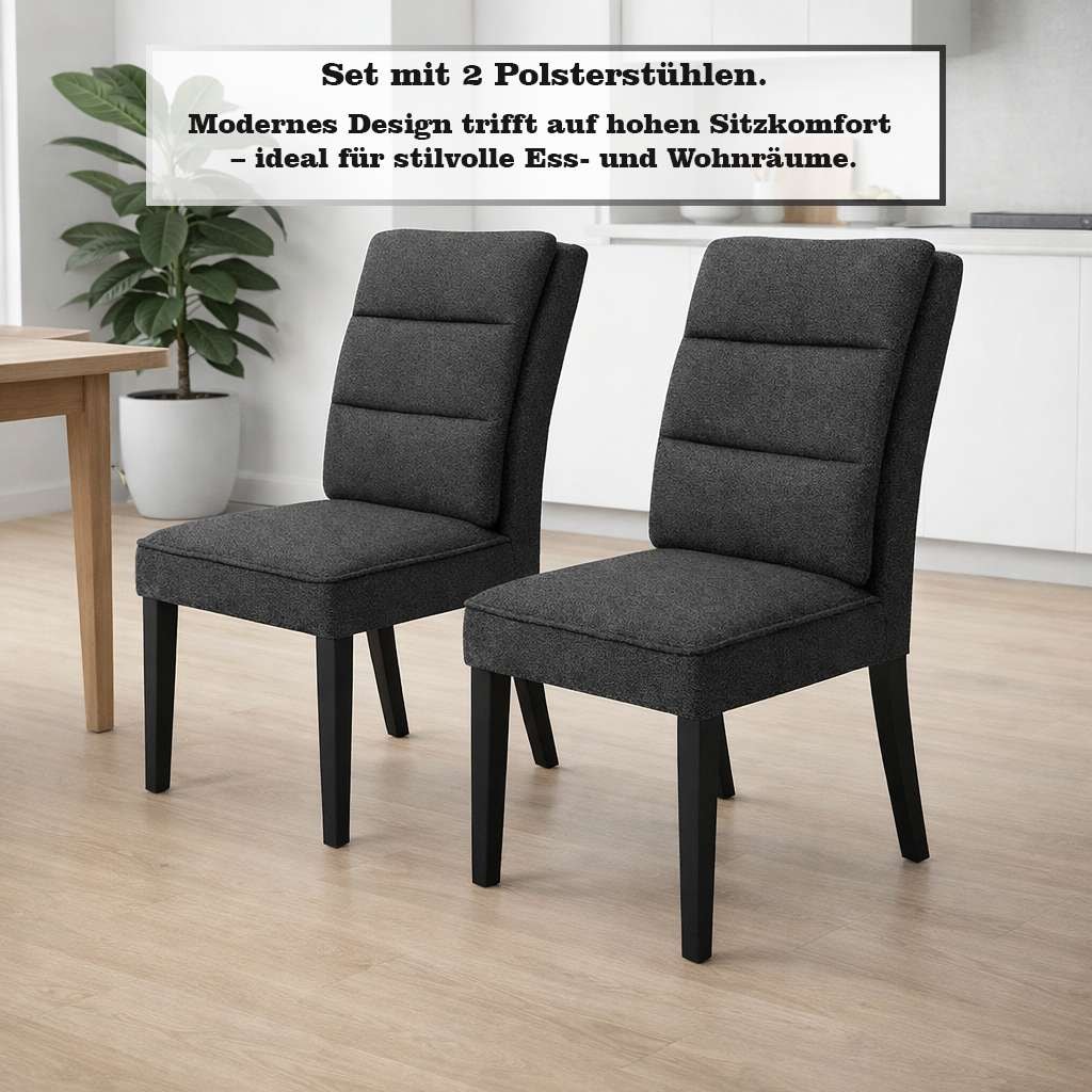 GOODproduct Ensemble de bancs d'angle »Oregon Essecke, Sitzgruppe, Küchenbankgruppe« Ensemble, 4er, 4 tlg. Eckbank mit Metallfüssen, Esstisch in Eiche massiv