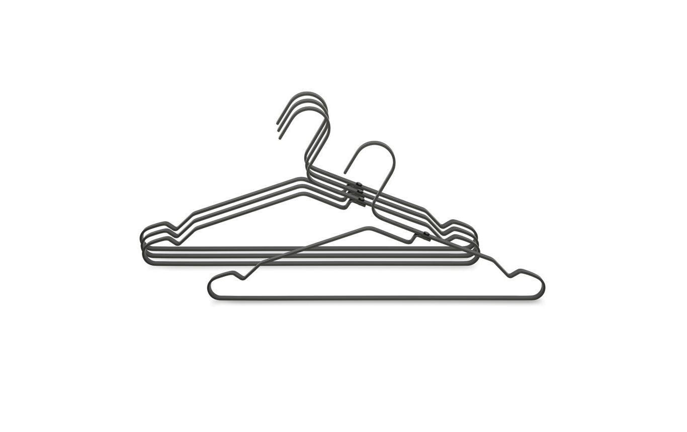 Image of Brabantia Kleiderbügel "Linn 4 Stück, Schwarz"