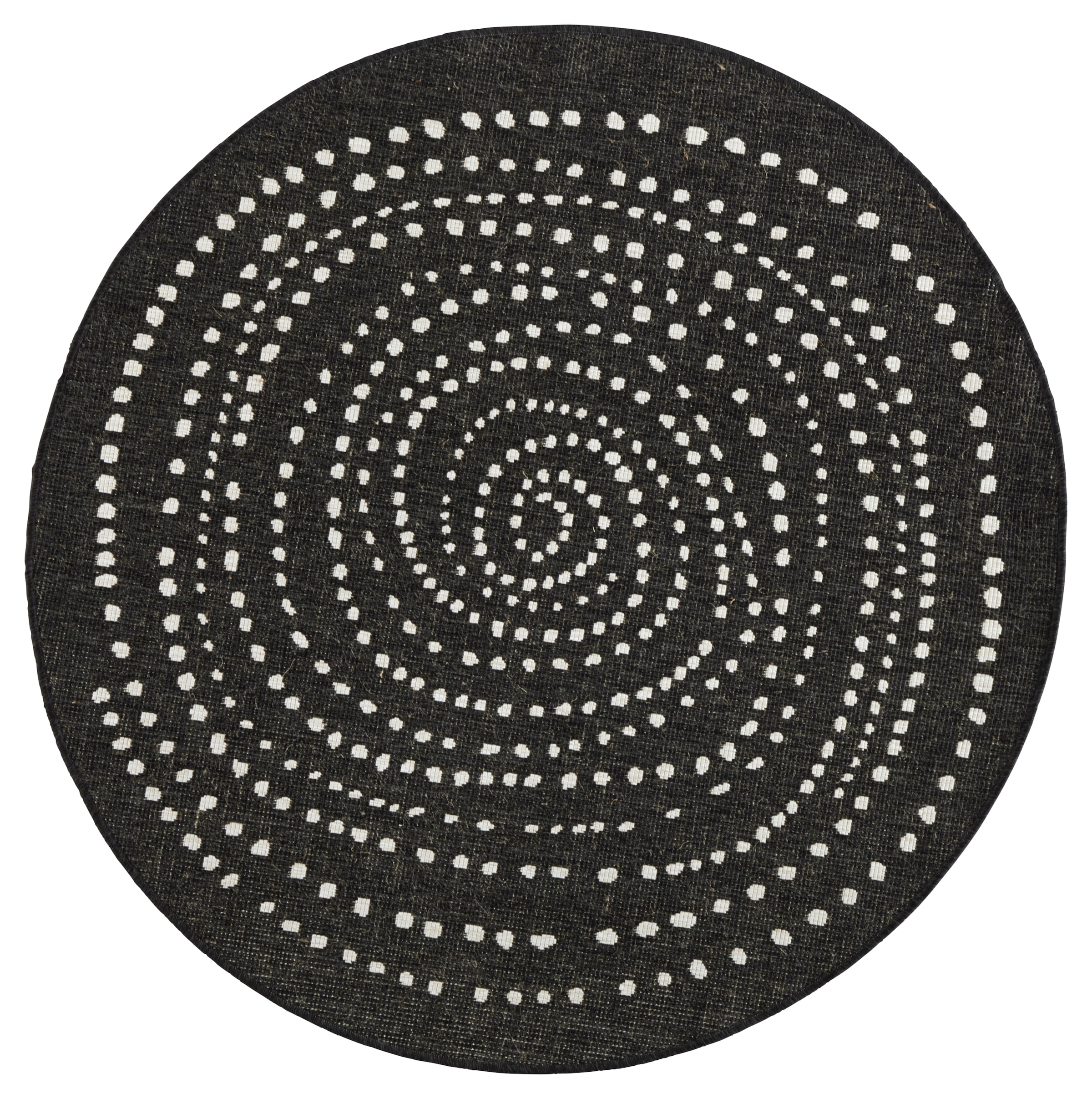NORTHRUGS Teppich »Bali Wendeteppich«, rund, 5 mm Höhe, In-& Outdoor, Wetterfest, Balkon, Garten, Wohnzimmer, Wasserfest