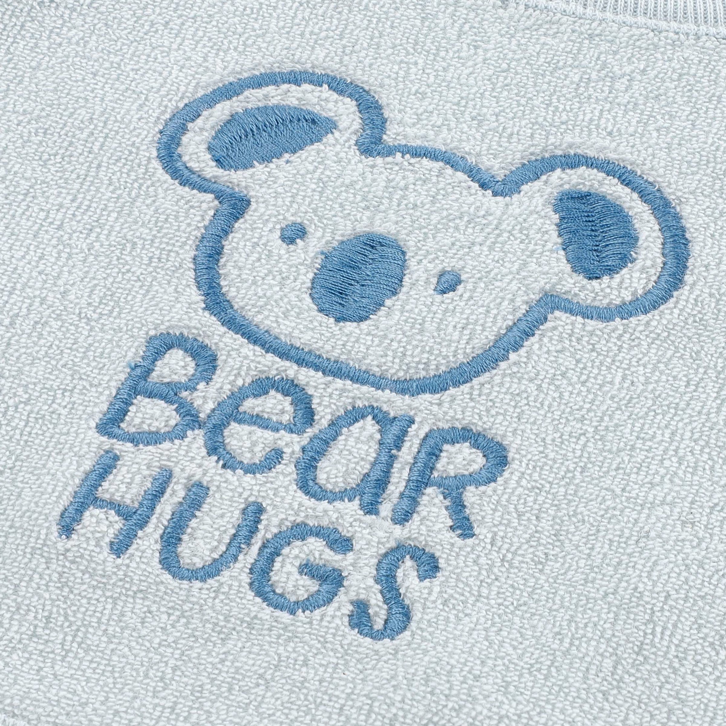 HUGGIES babywear Bavoir »HGHB 3PK BIBS« Paquet, 3 cuis tlg. avec imprimé ourson et fermeture velcro