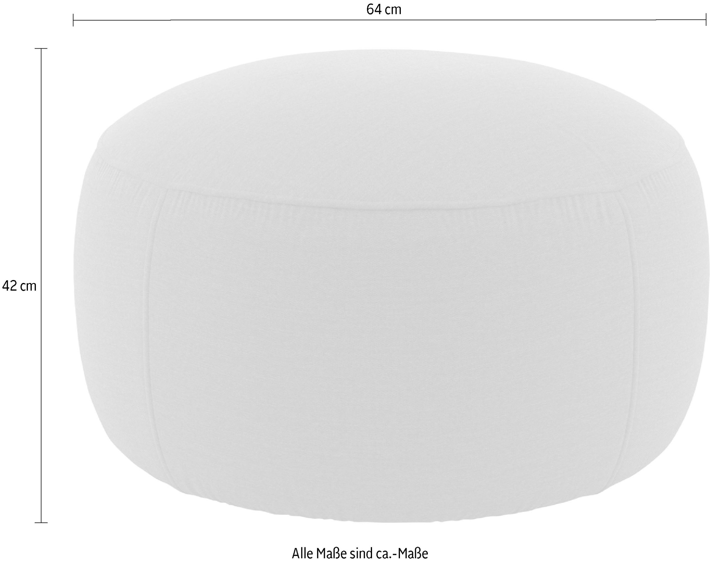 sit&more Tabouret »Cadabra« Rundhocker, Durchmesser Sitzfläche 64 cm oder 104 cm