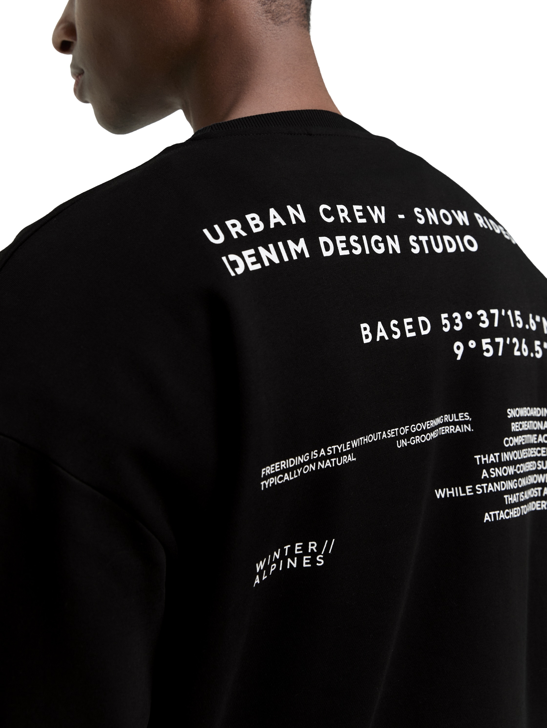 TOM TAILOR Denim Sweatshirt , mit Schriftzügen
