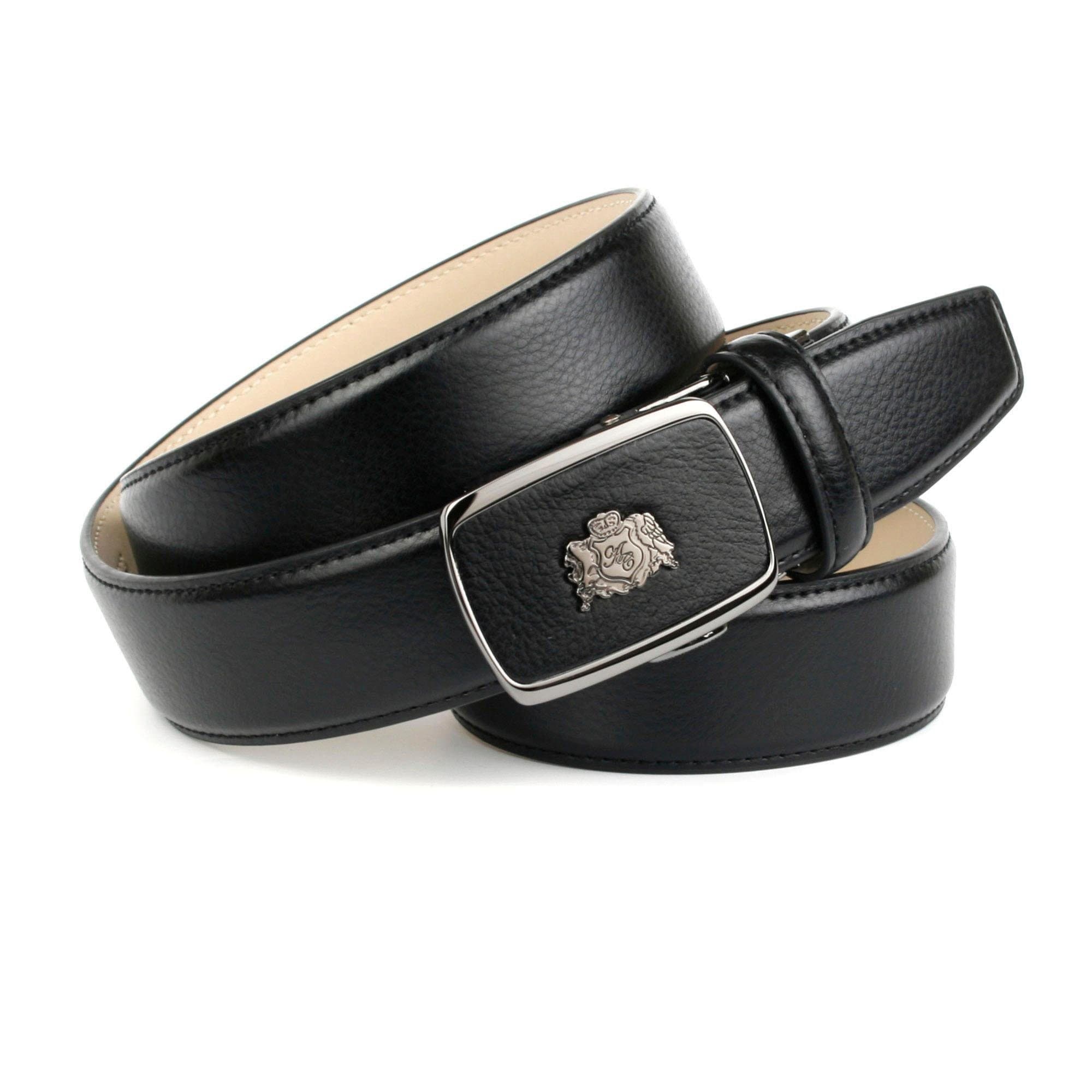 Image of Anthoni Crown Ledergürtel, mit silberfarbenem Metallwappen bei Ackermann Versand Schweiz