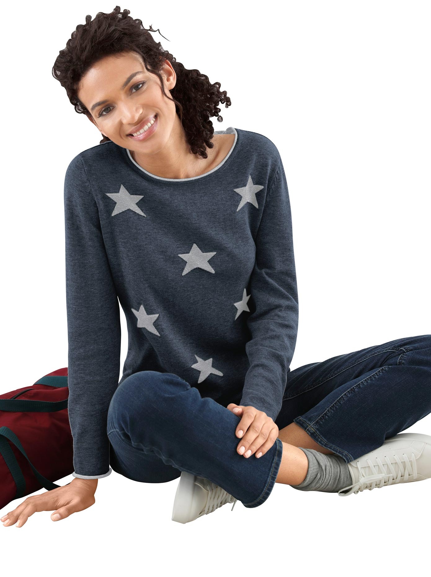Casual Looks Rundhalspullover »Pullover« kaufen