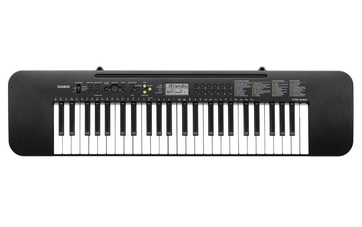 CASIO Keyboard »CTK-240«, übersichtliches LC-Display
