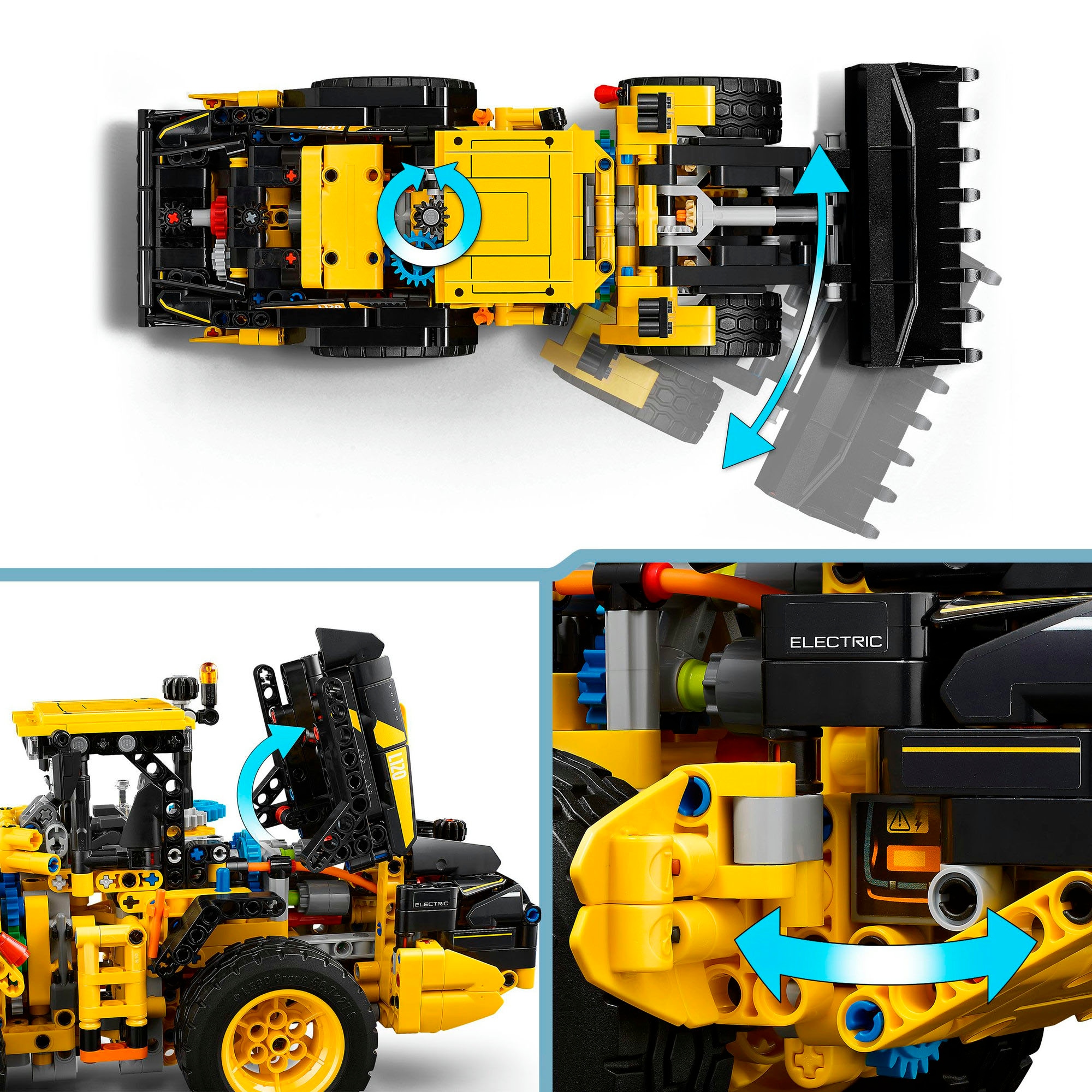 LEGO® Pions de construction »Volvo L120 Electric Radlader (42209), LEGO Technic« Made in Europe