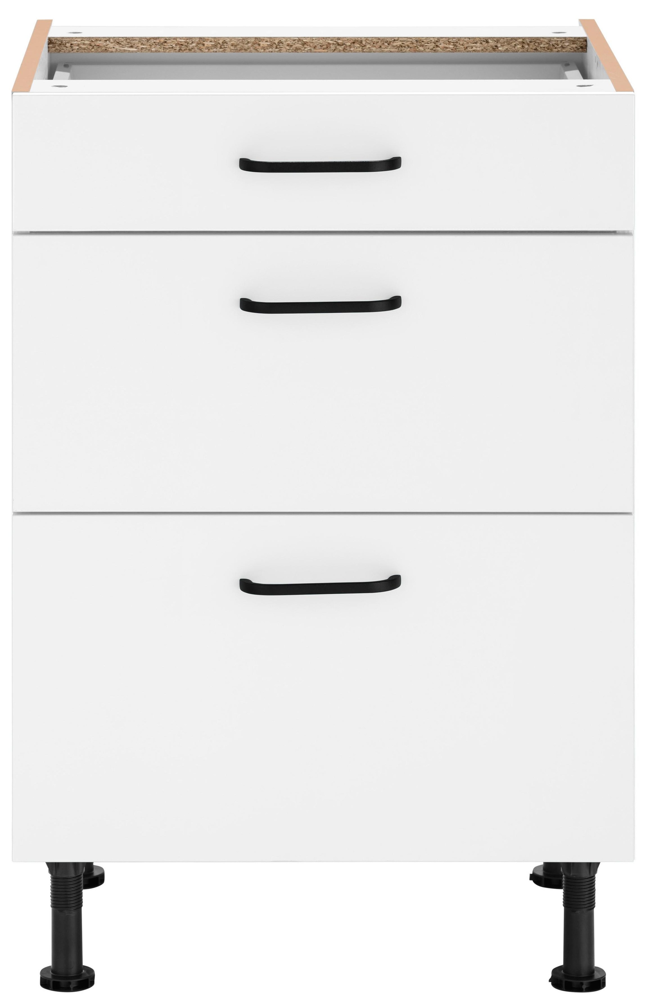 OPTIFIT Armoire basse »Elga« mit Soft-Close-Funktion, höhenverstellbare Füsse, Breite 60 cm