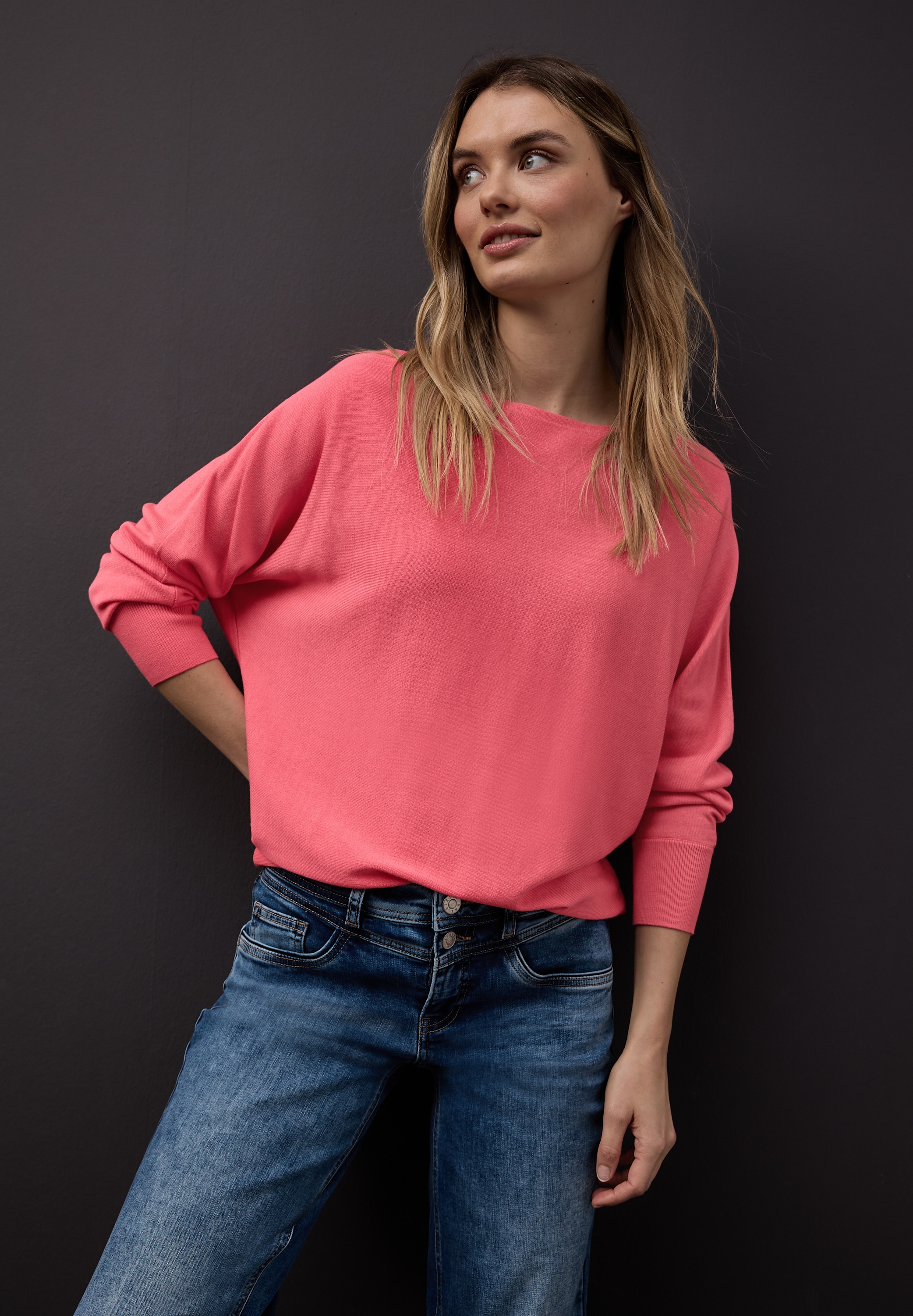Image of STREET ONE Strickpullover mit Rundhals
