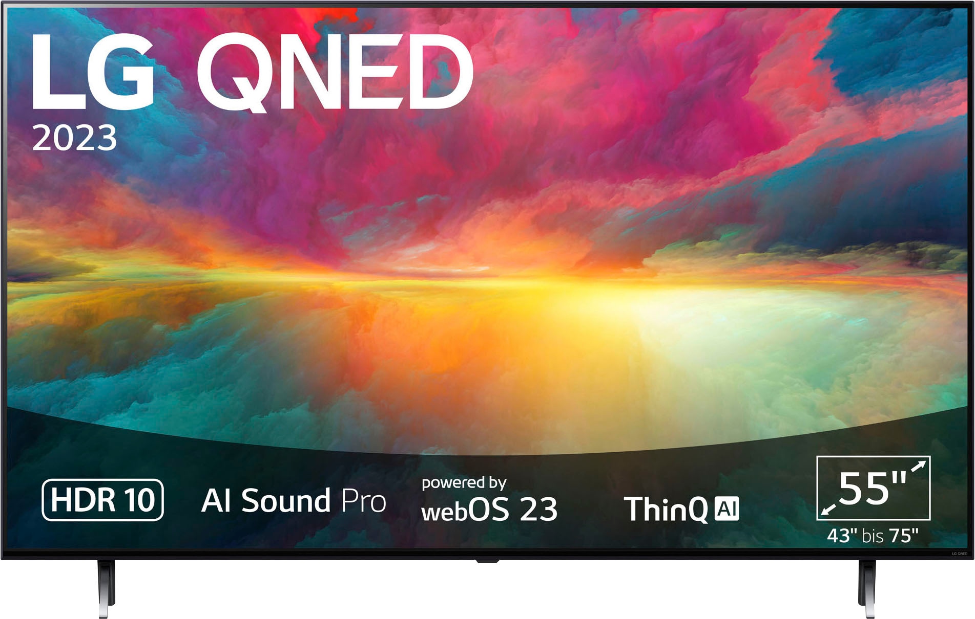 QNED-Fernseher, 139 cm/55 Zoll, 4K Ultra HD, Smart-TV, QNED,α5 Gen6 4K...