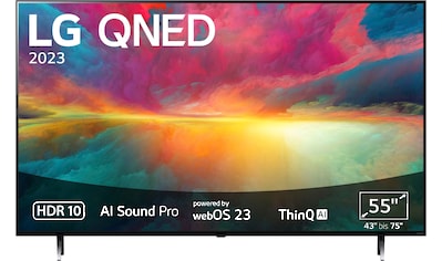 QNED-Fernseher »55QNED756RA«, 139 cm/55 Zoll, 4K Ultra HD, Smart-TV, QNED,α5 Gen6 4K...