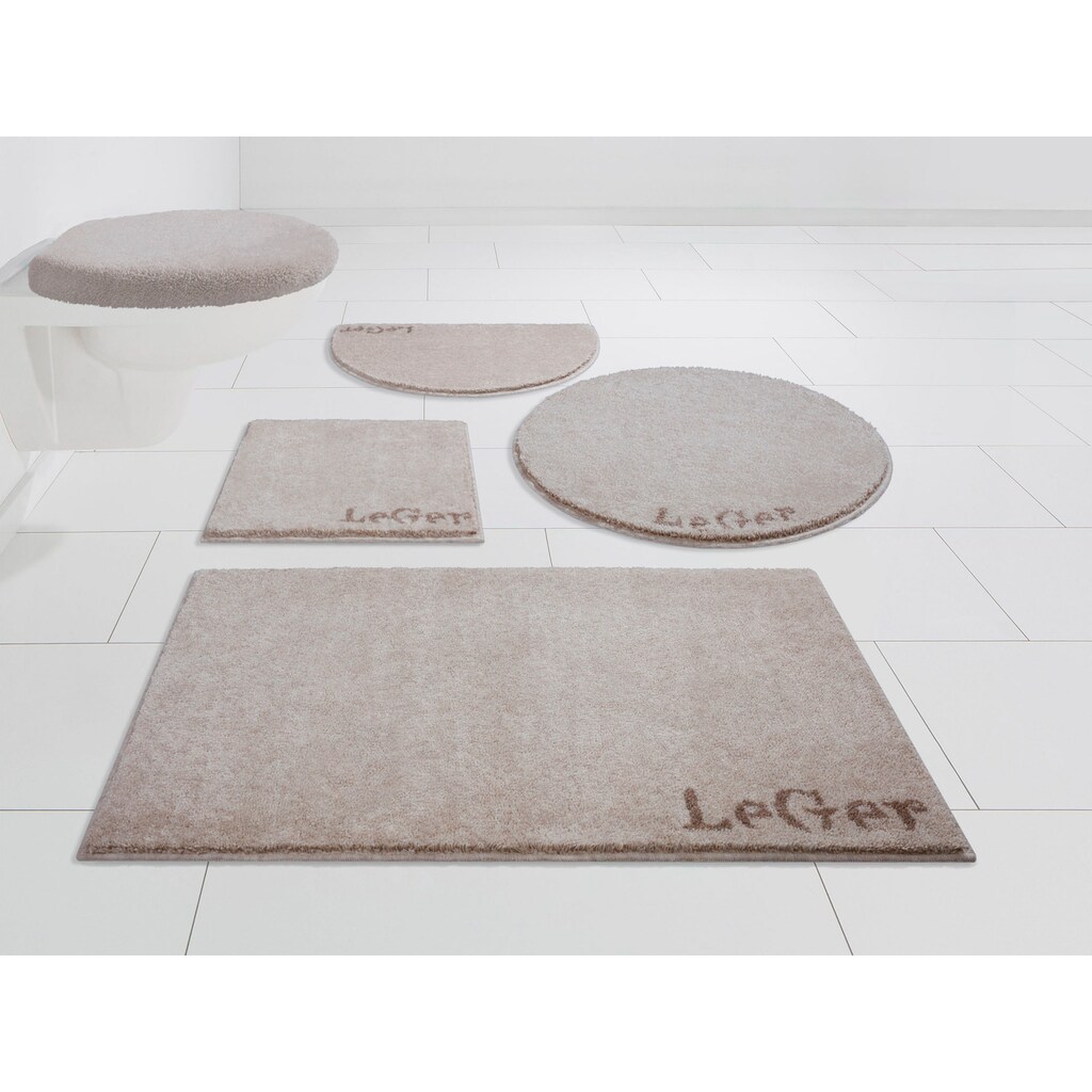 LeGer Home by Lena Gercke Badematte »Sophie«, Höhe 20 mm, rutschhemmend beschichtet, einfarbig mit Schriftzug, Badematten auch als Set erhältlich