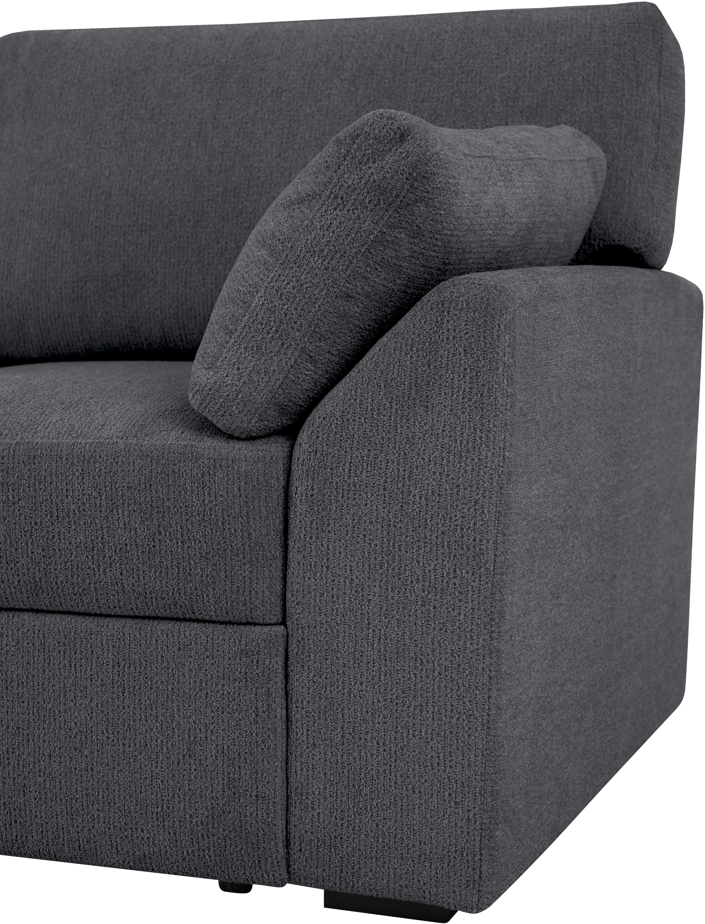 Home affaire Ecksofa »Citry«, Breite 246 cm, Chenille, Bettfunktion, Bettkasten, L-Form