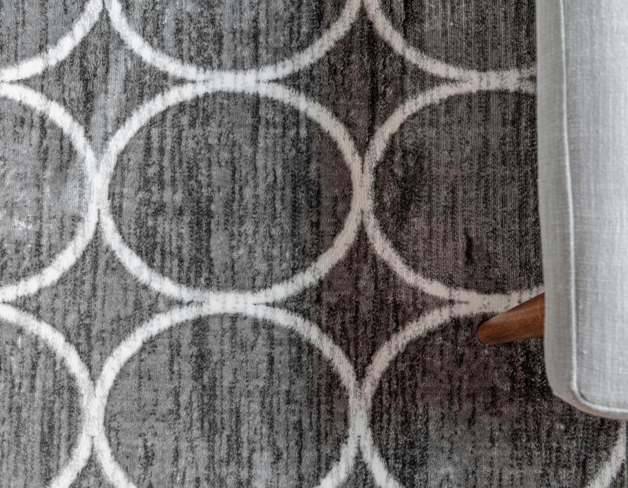 Myflair Möbel & Accessoires Tapis »Titan Trellis, LAGERRÄUMUNG!« Rectangulaire 13 mm Höhe Kurzflor, gewebt, modernes Design, Motiv Kreise