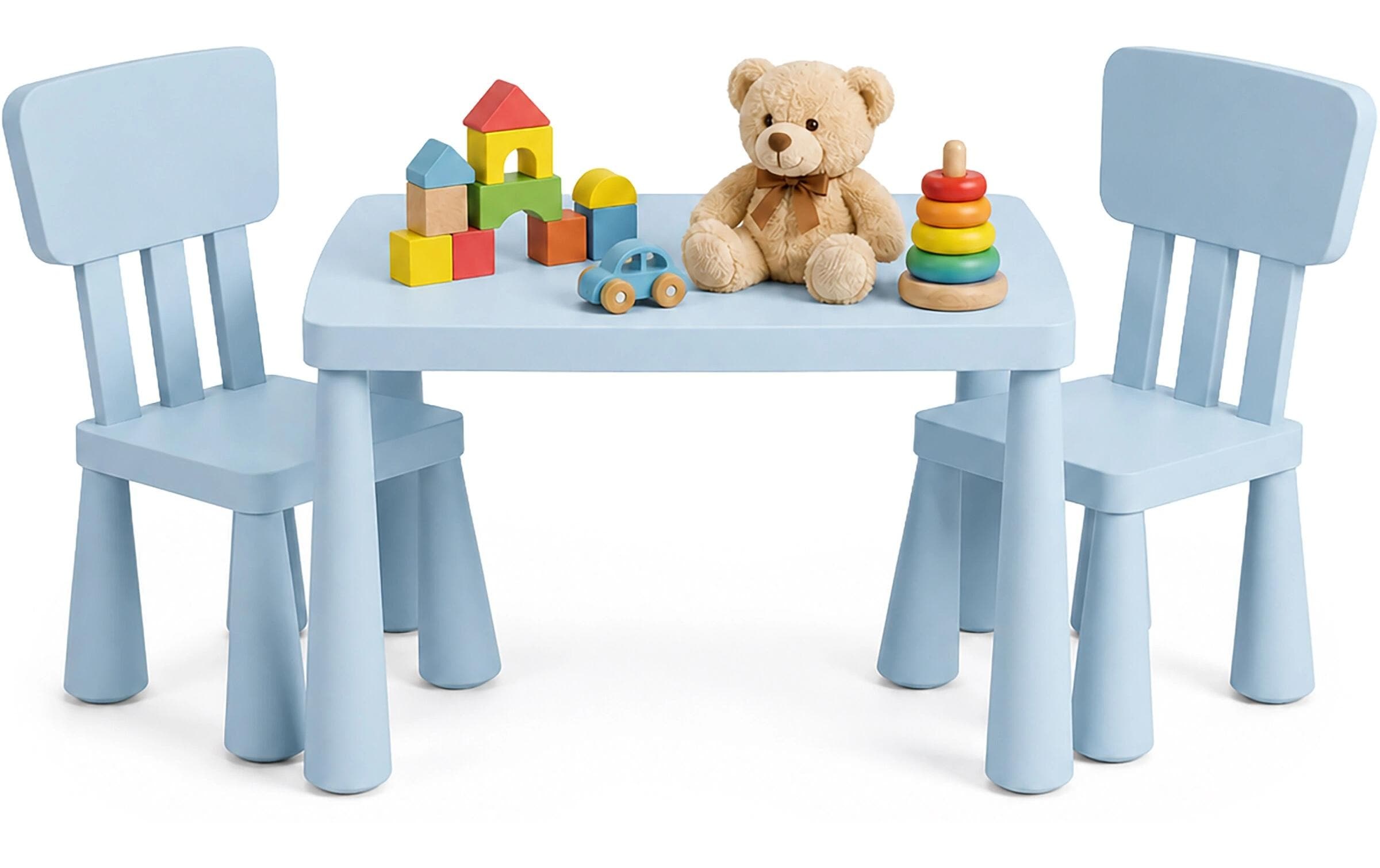 Image of relaxdays Kindersitzgruppe "Kindersitzgruppe 3-teilig, Kunstoff"