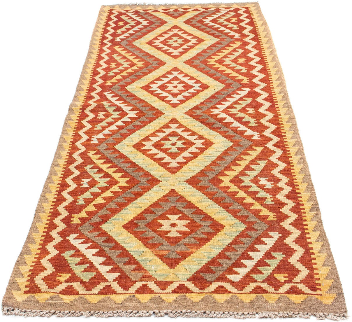 Image of morgenland Läufer »Kelim Medaillon Ruggine 214 x 82 cm«, rechteckig, 0,4 mm Höhe, OrientOptik bei Ackermann Versand Schweiz