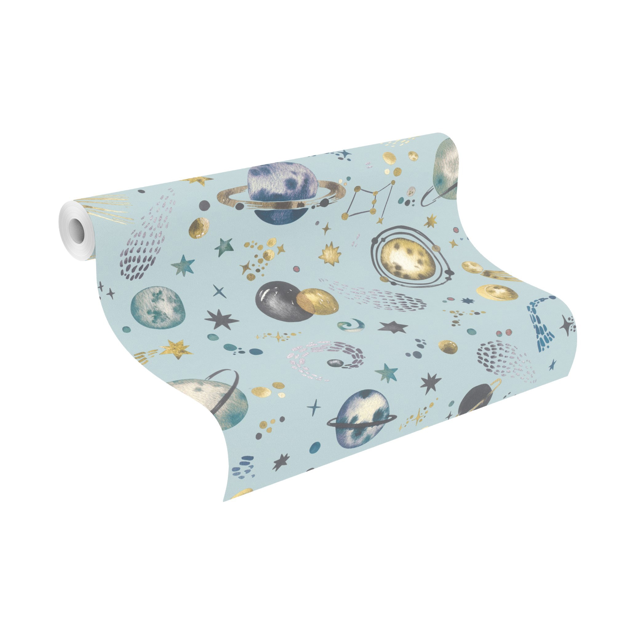Image of Rasch Kindertapete uni glatt