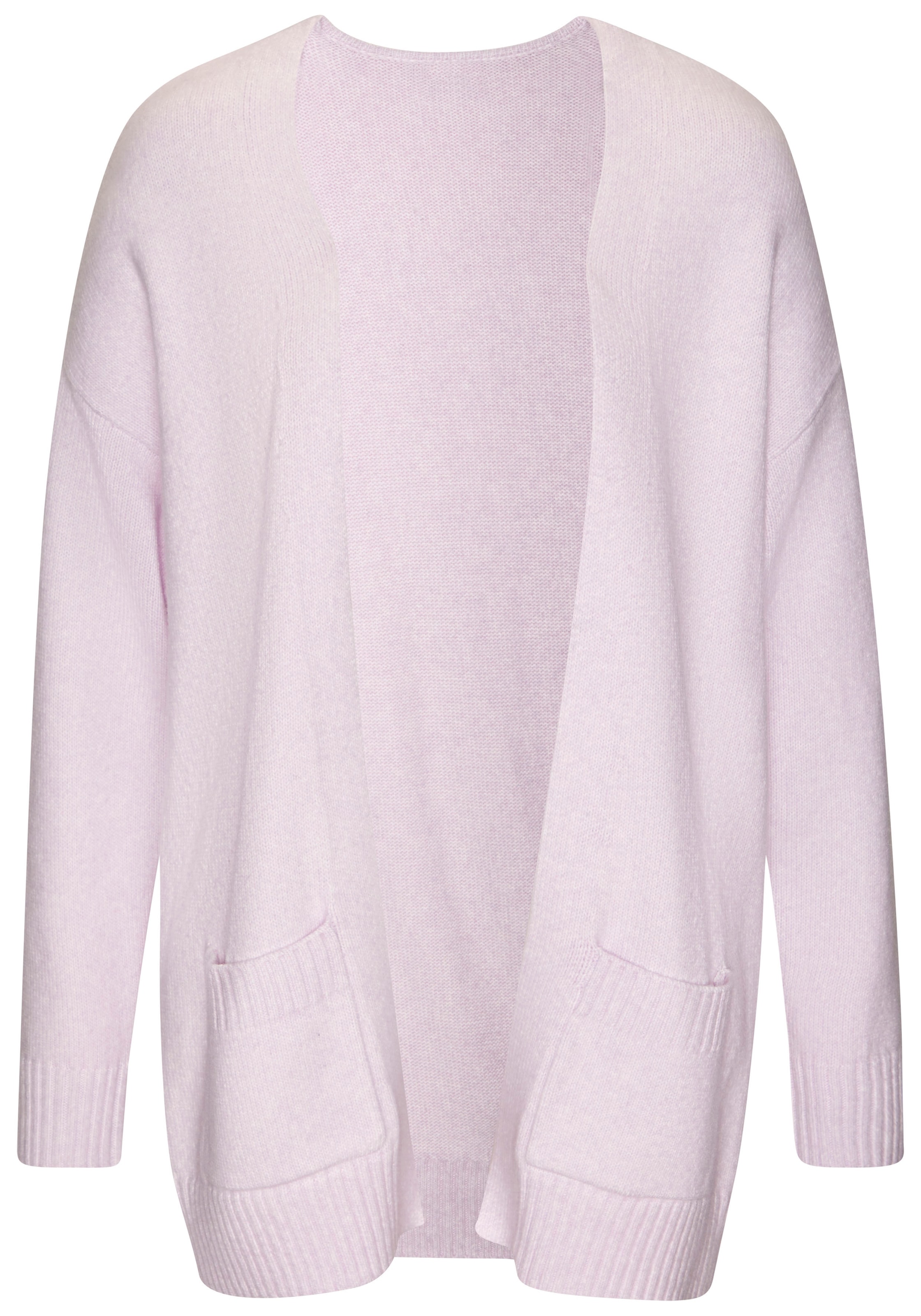 Vivance Veste en tricot Set, mit Schal,  aus kuscheliger Strickqualität, Cardigan