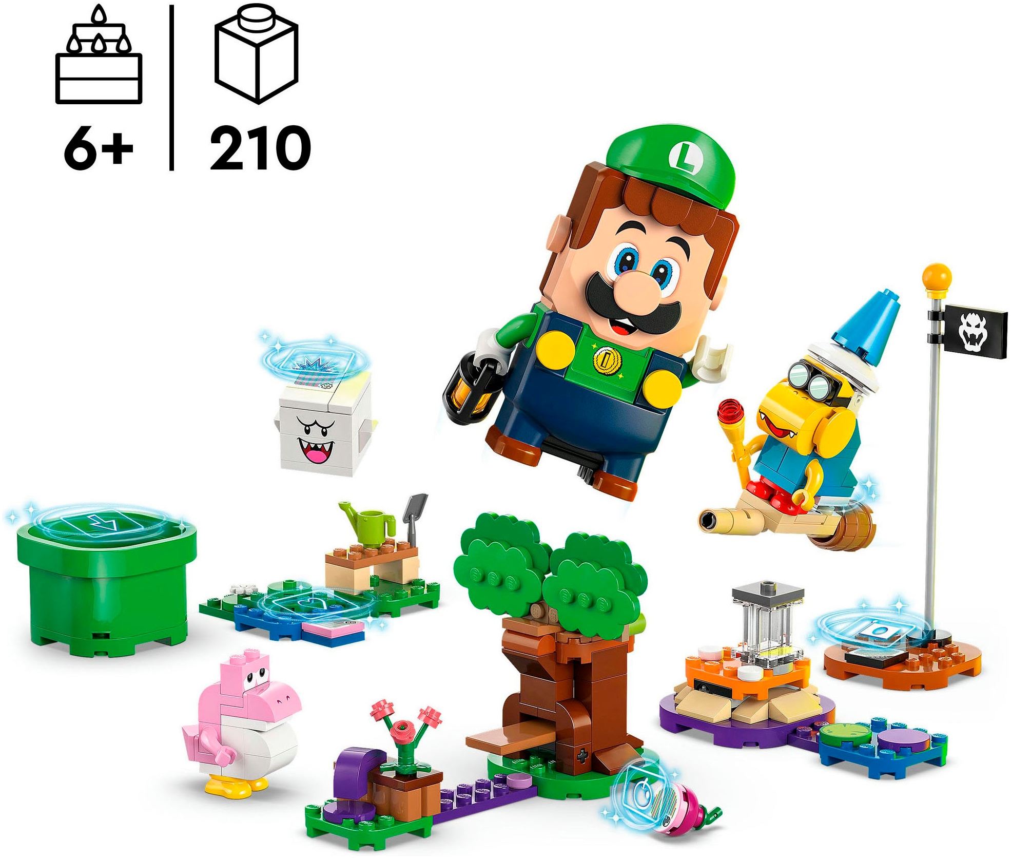LEGO® Pions de construction »Abenteuer mit dem interaktiven LEGO® Luigi™ (71440), LEGO Super Mario« Made in Europe