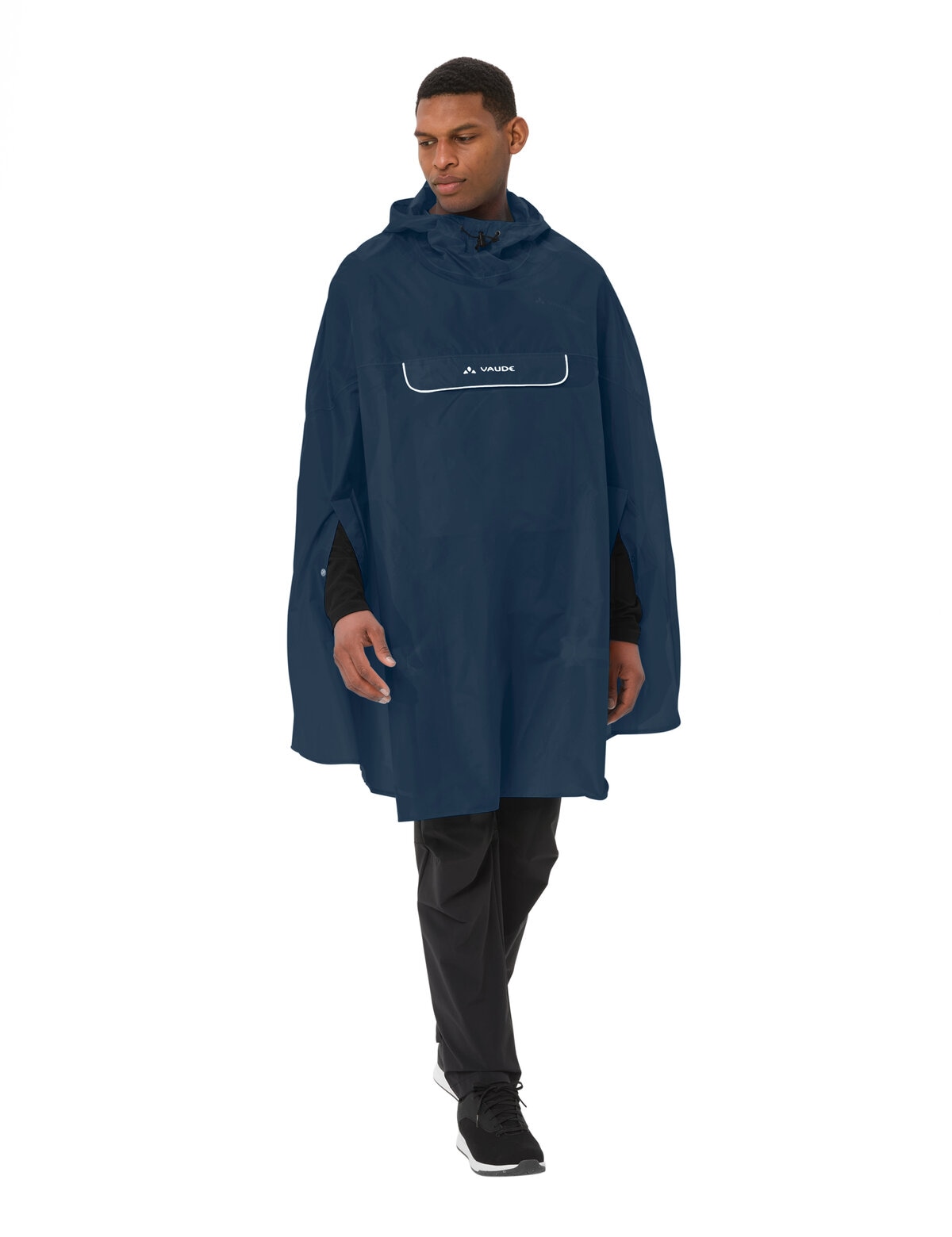 VAUDE Poncho de pluie »VALDIPINO PONCHO« für Radsport und Outdoor-Aktivitäten, leichtes Material