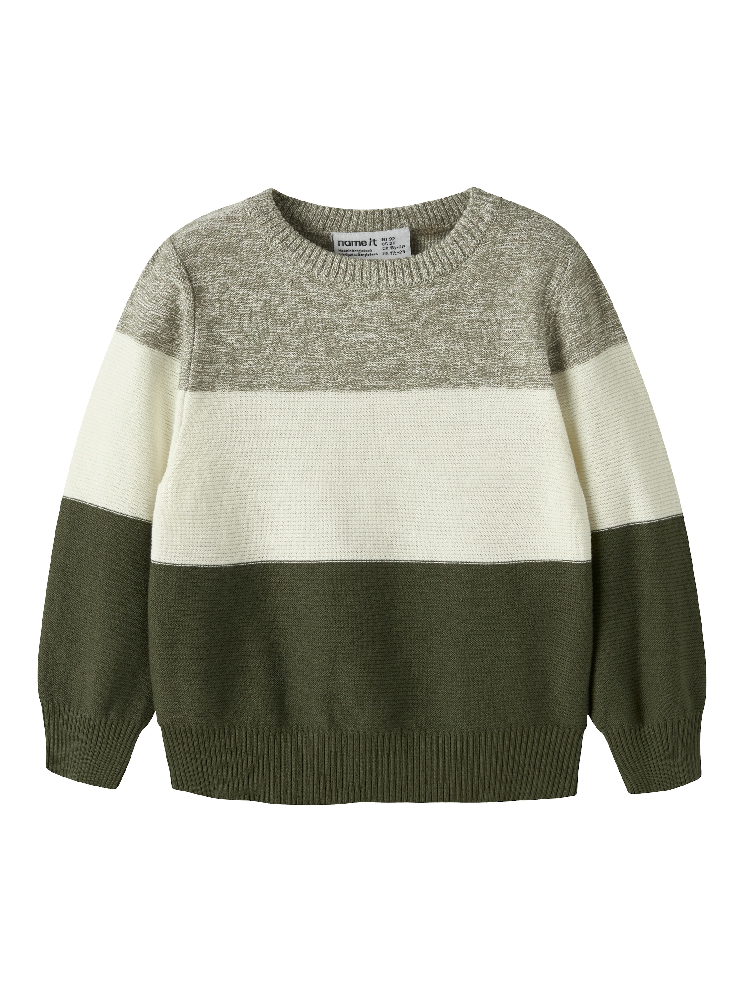 Name It Pull à col rond »NMMVOHAN LS KNIT« coton, coupe régulière