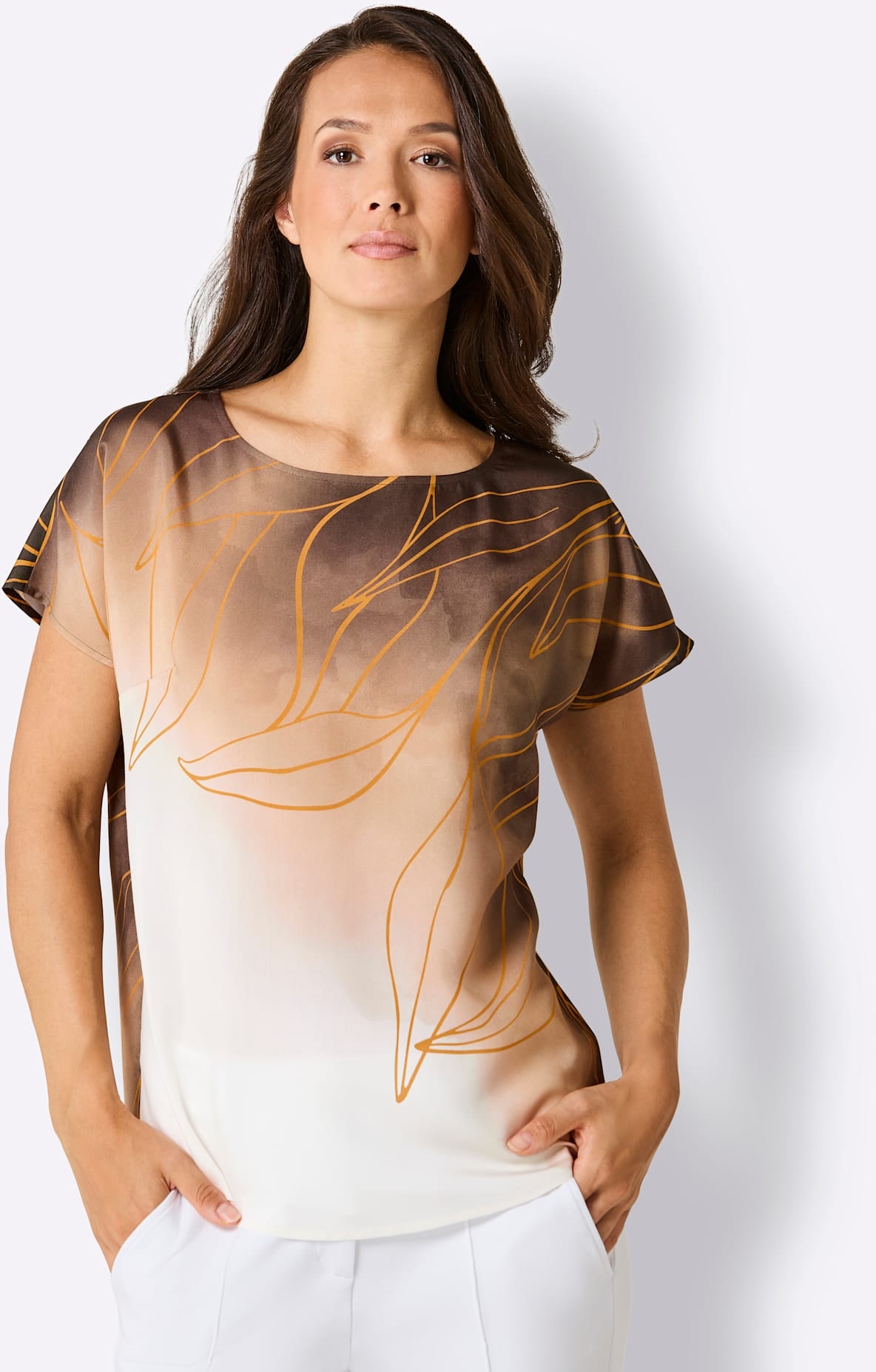 CREATION L PREMIUM Blouse à pression
