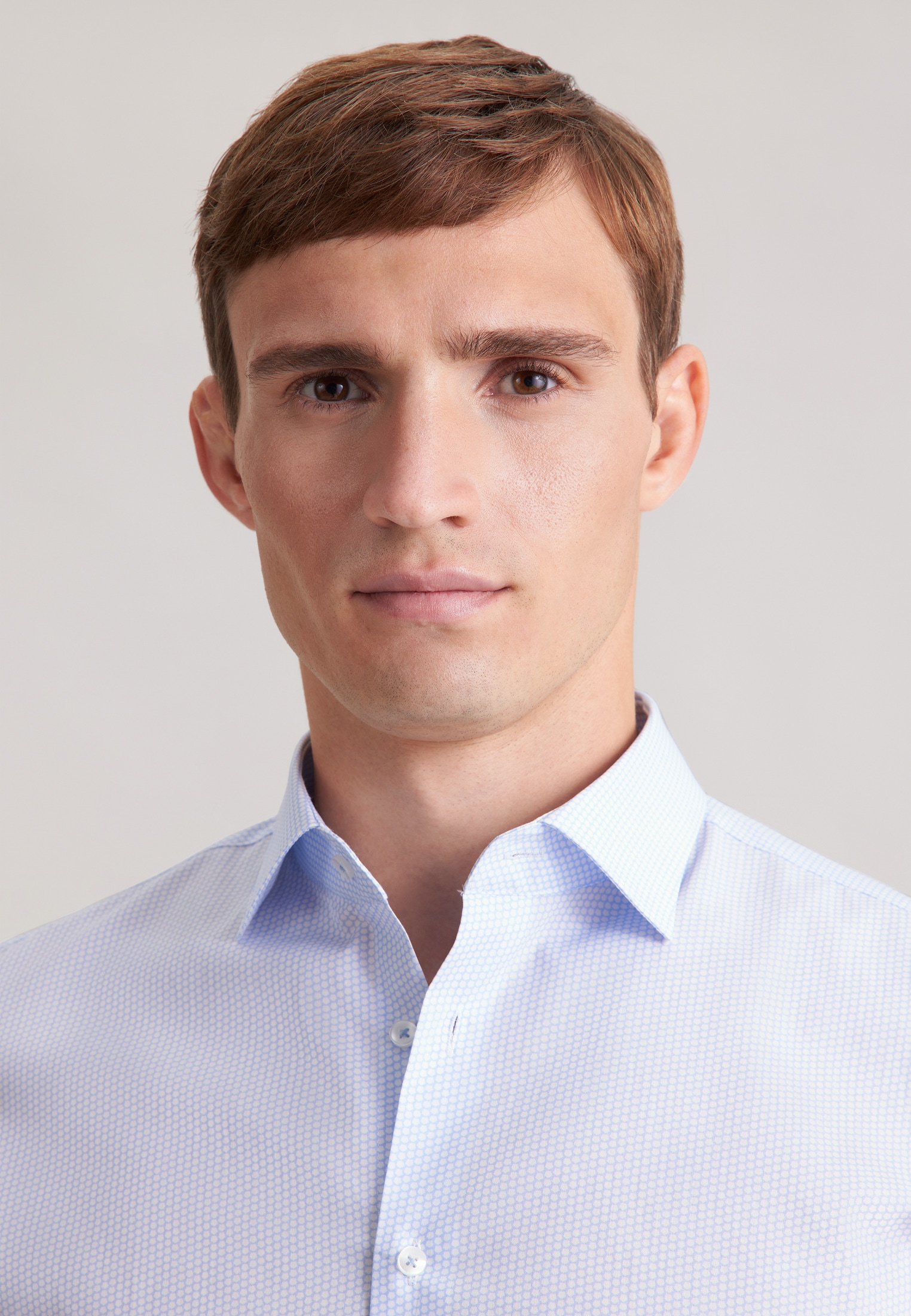 seidensticker Businesshemd »Schwarze Rose« Shaped 1/1 Kentkragen Druck