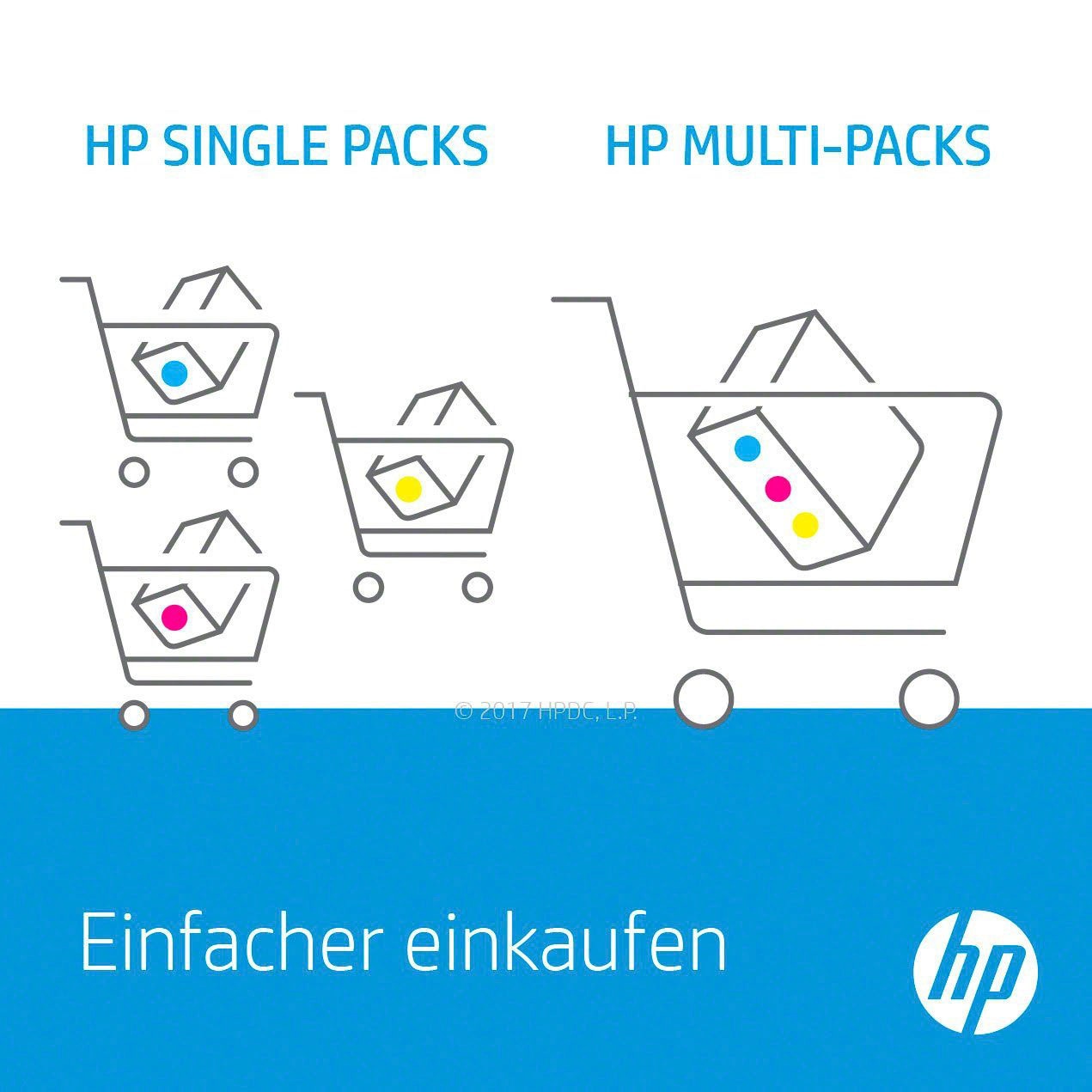 HP Tintenpatrone »62XL«, (1 St.), original Druckerpatrone 62 schwarz XL