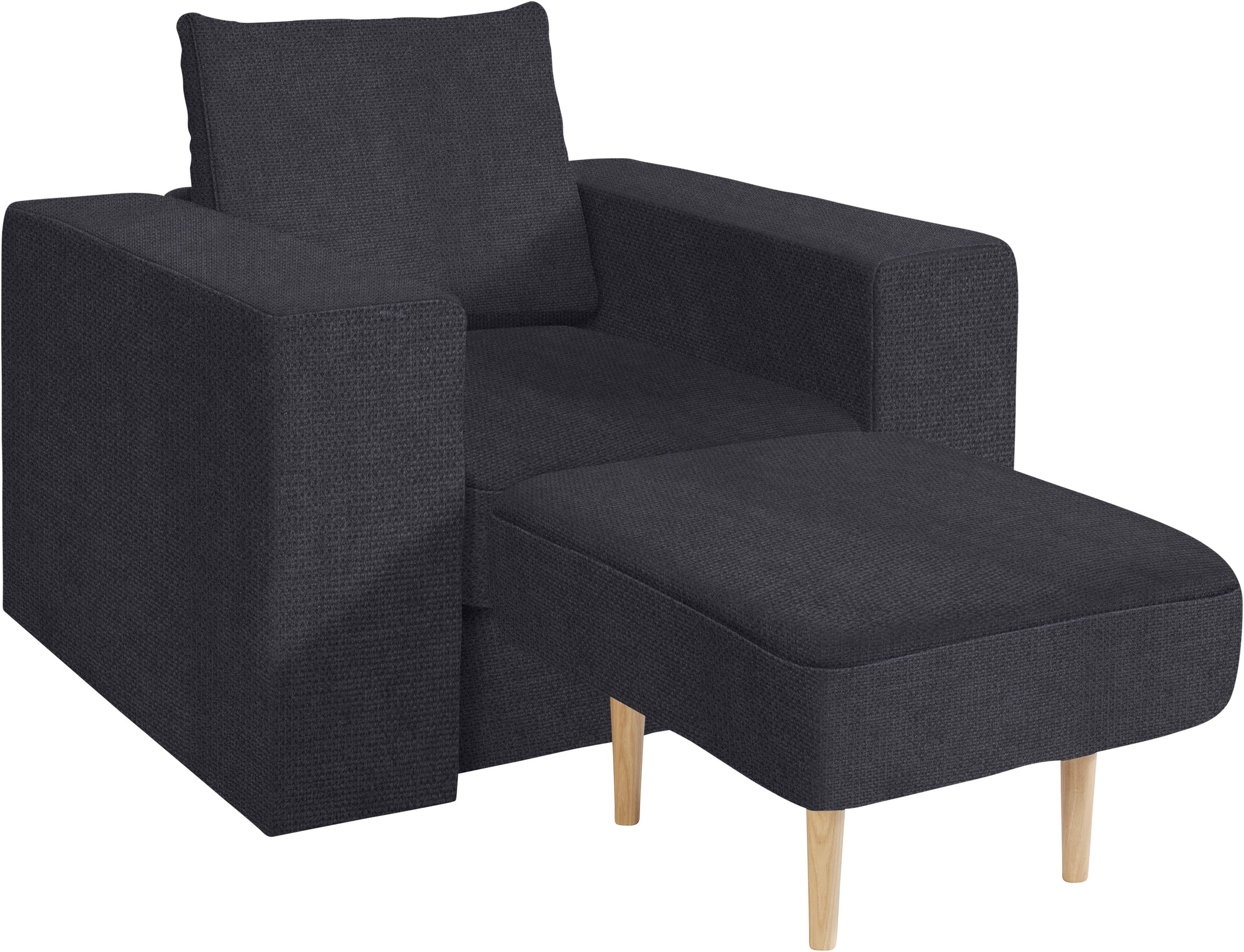 LOOKS by Wolfgang Joop Sessel »Looksv«, Verwandlungssessel: aus Sessel wird Sessel mit Hocker