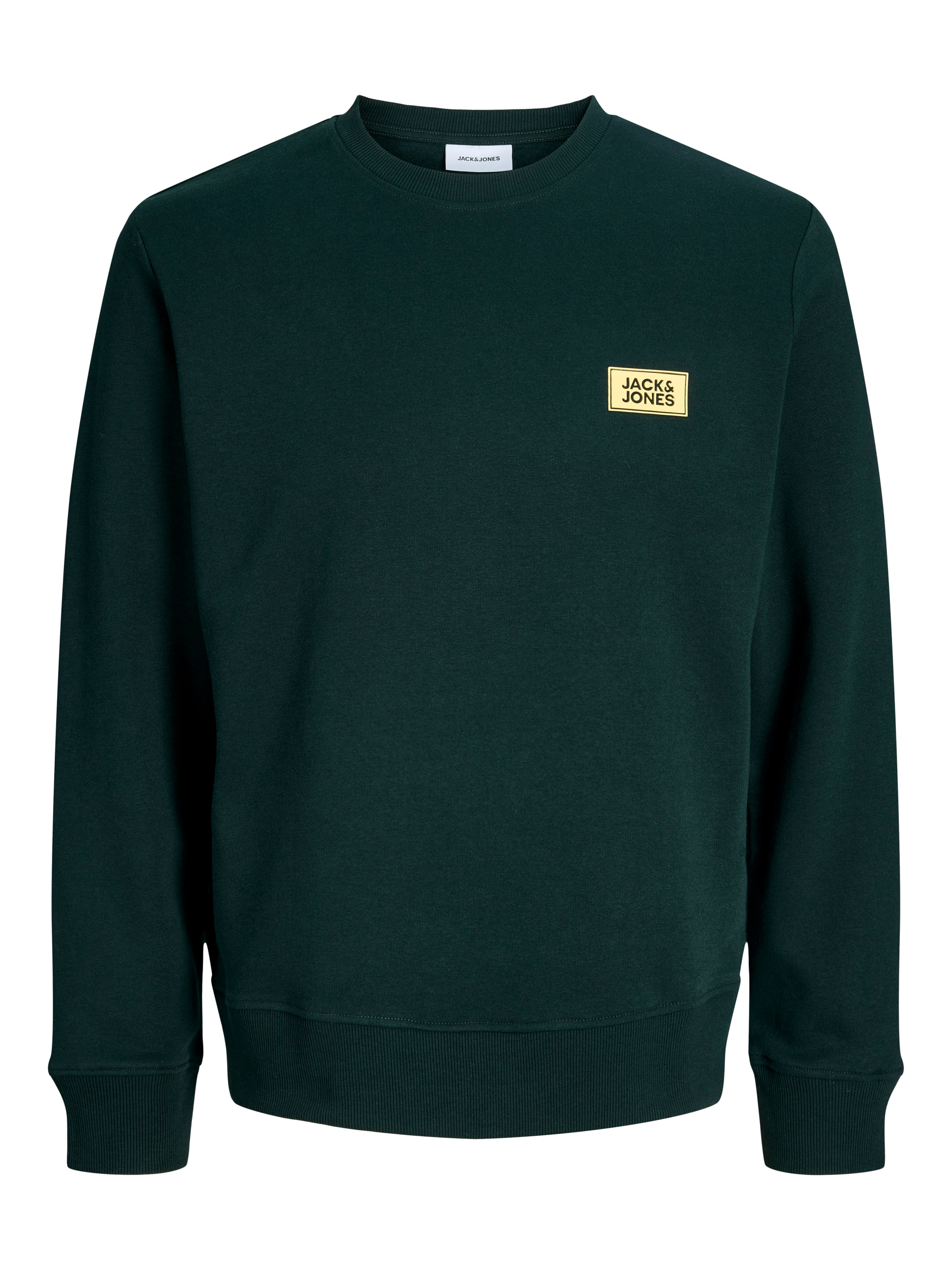 Jack & Jones Sweat-shirt »JJRUSH SWEAT CREW NECK«, mélange coton, coupe régulière
