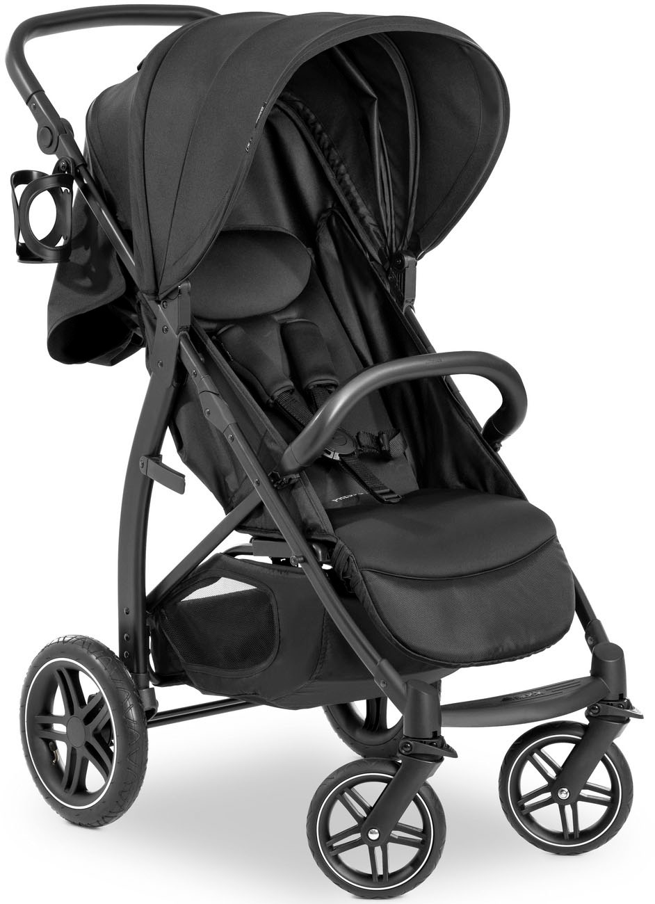 Hauck Poussette pour enfants »Rapid 4D Air, black« mit verlängerbarem 3-Zonen Verdeck