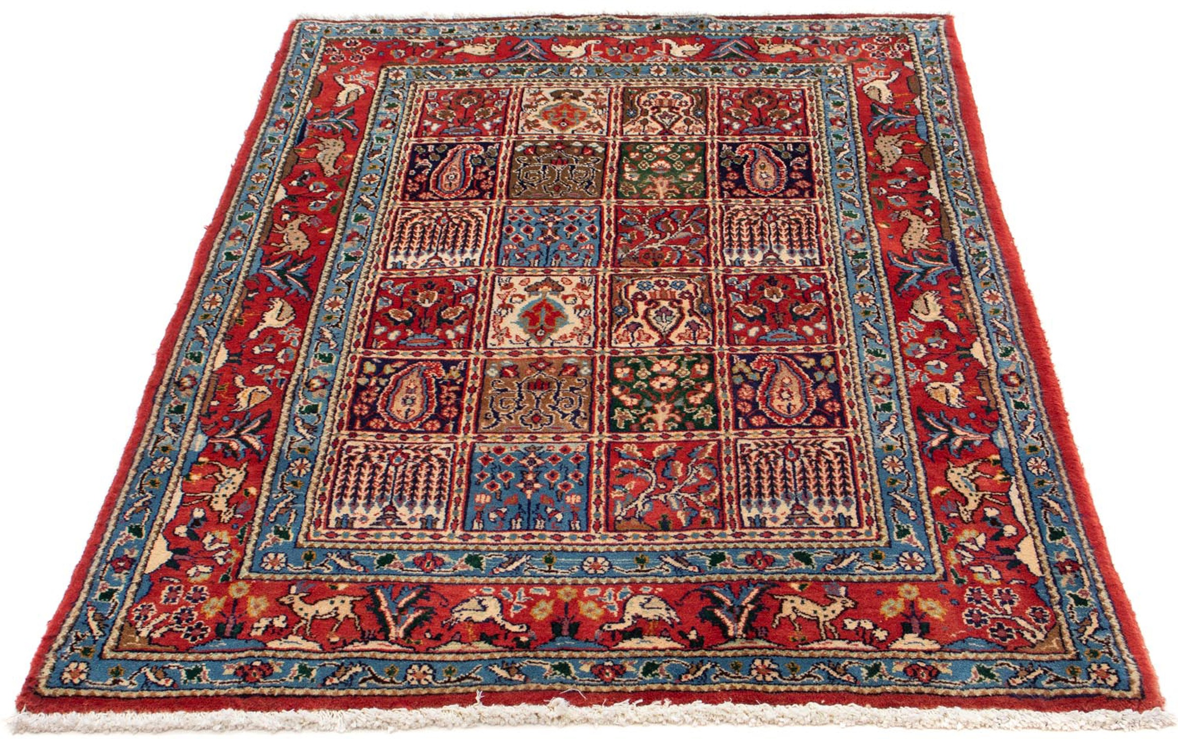 Image of morgenland Orientteppich »Perser - Classic - 142 x 97 cm - dunkelrot«, rechteckig, 10 mm Höhe, Wohnzimmer, Handgeknüpft, Einzelstück mit Zertifikat bei Ackermann Versand Schweiz