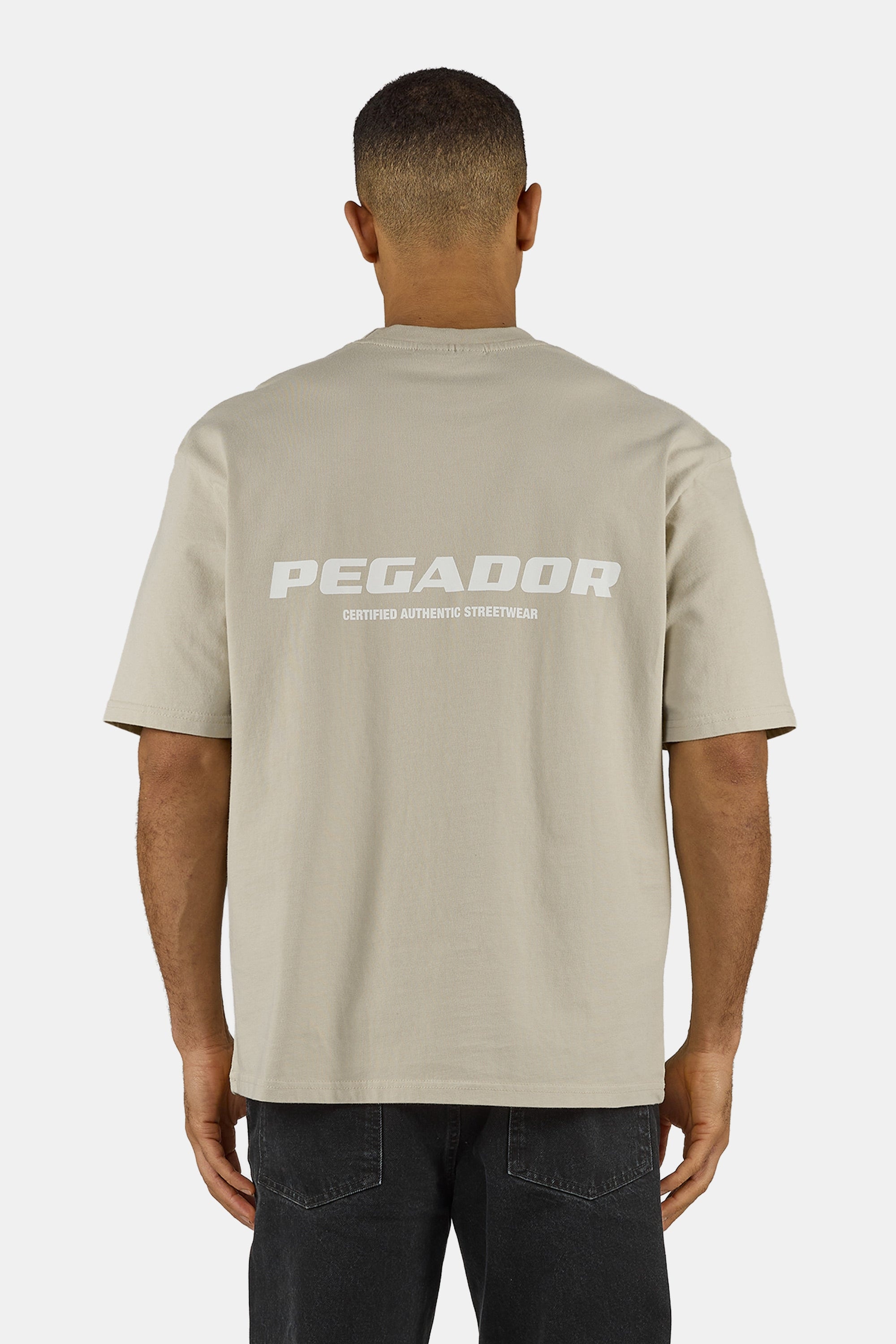 PEGADOR Rundhalsshirt »COLNE LOGO OVERSIZED TEE« Baumwolle, oversize