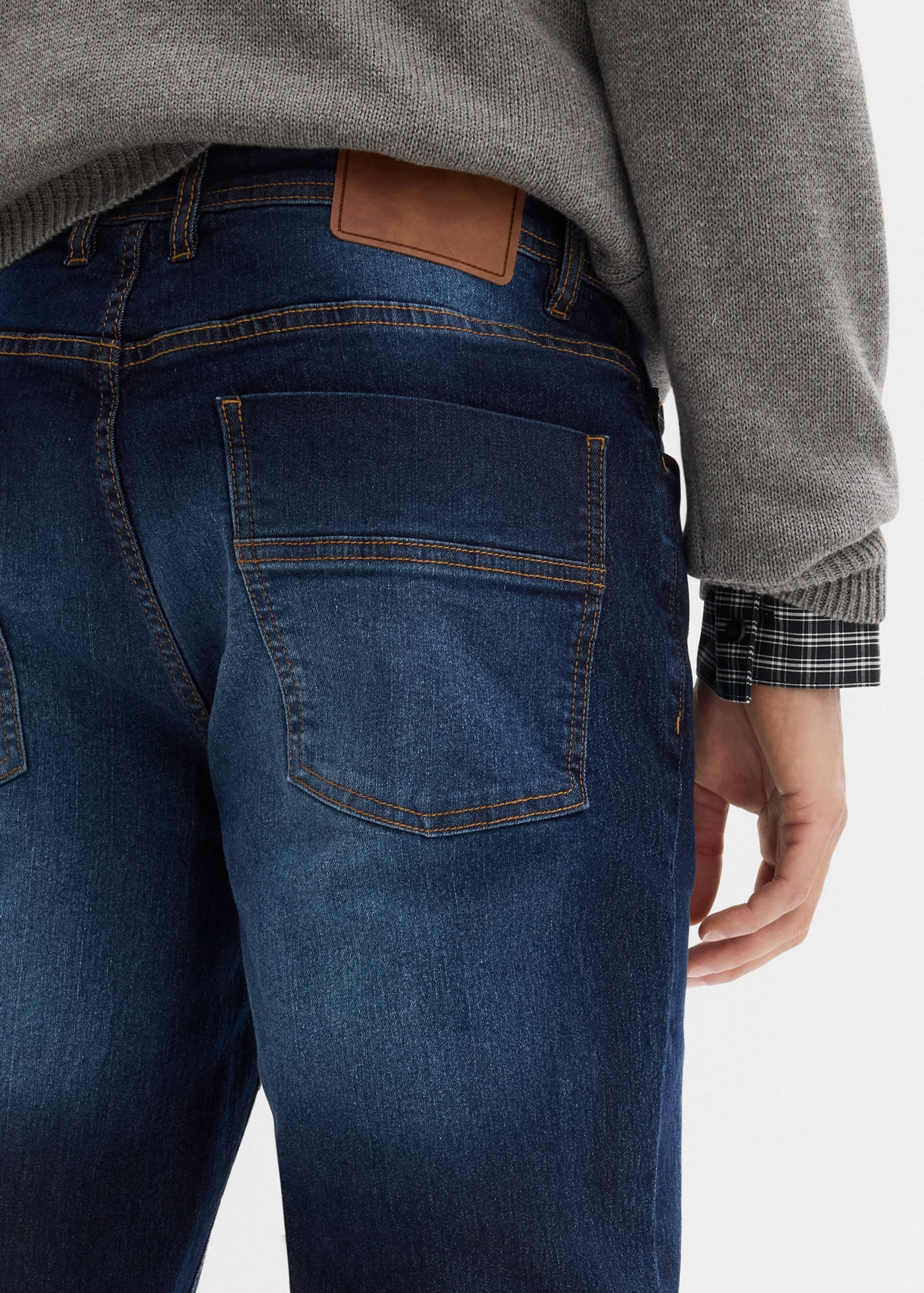 bonprix Jeans coupe régulière Packung, 2 Regular Fit, gerader Schnitt, im 2er-Pack