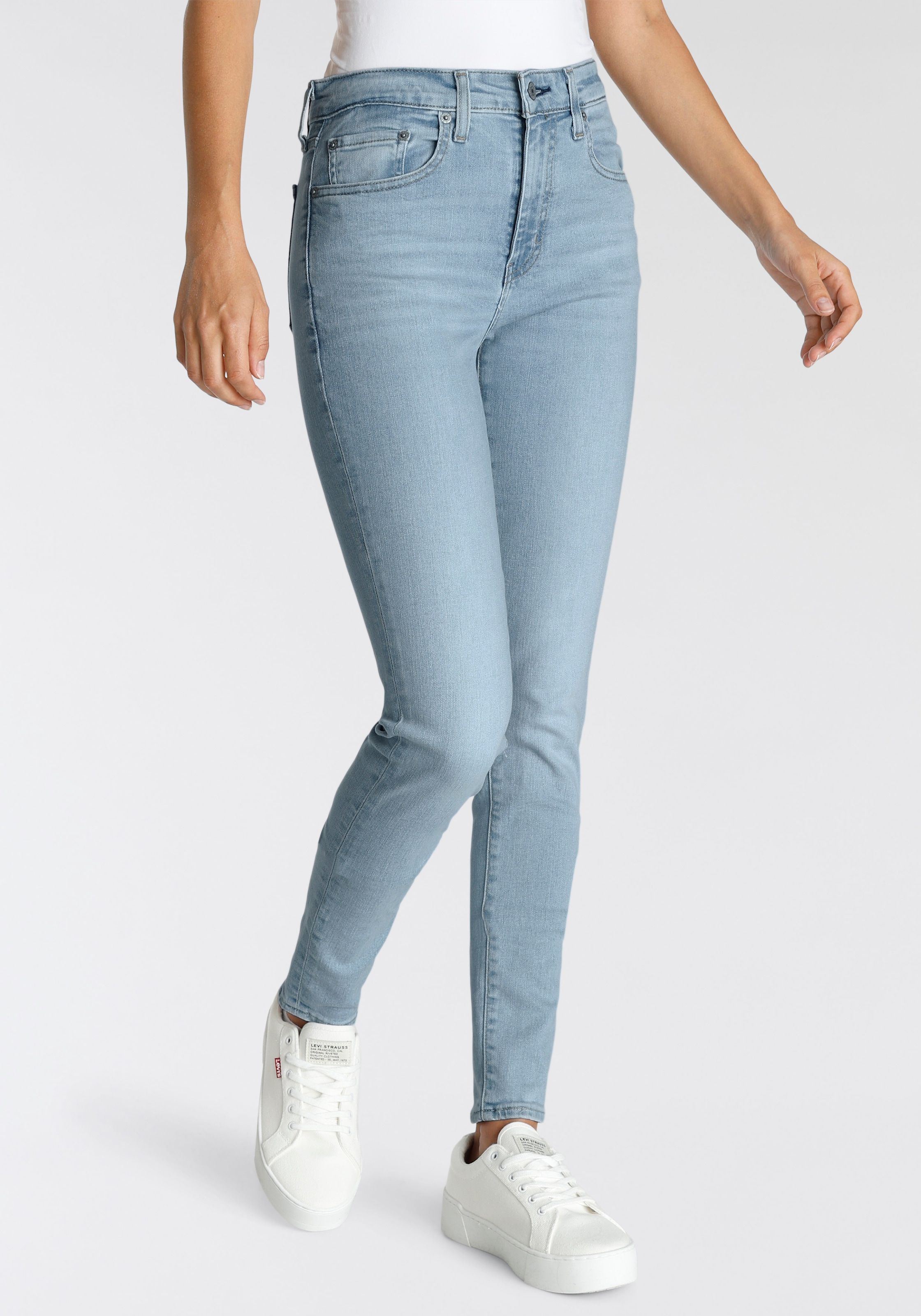 ♕ Levi\'s® »721 rise auf Skinny-fit-Jeans Bund mit High hohem versandkostenfrei skinny«