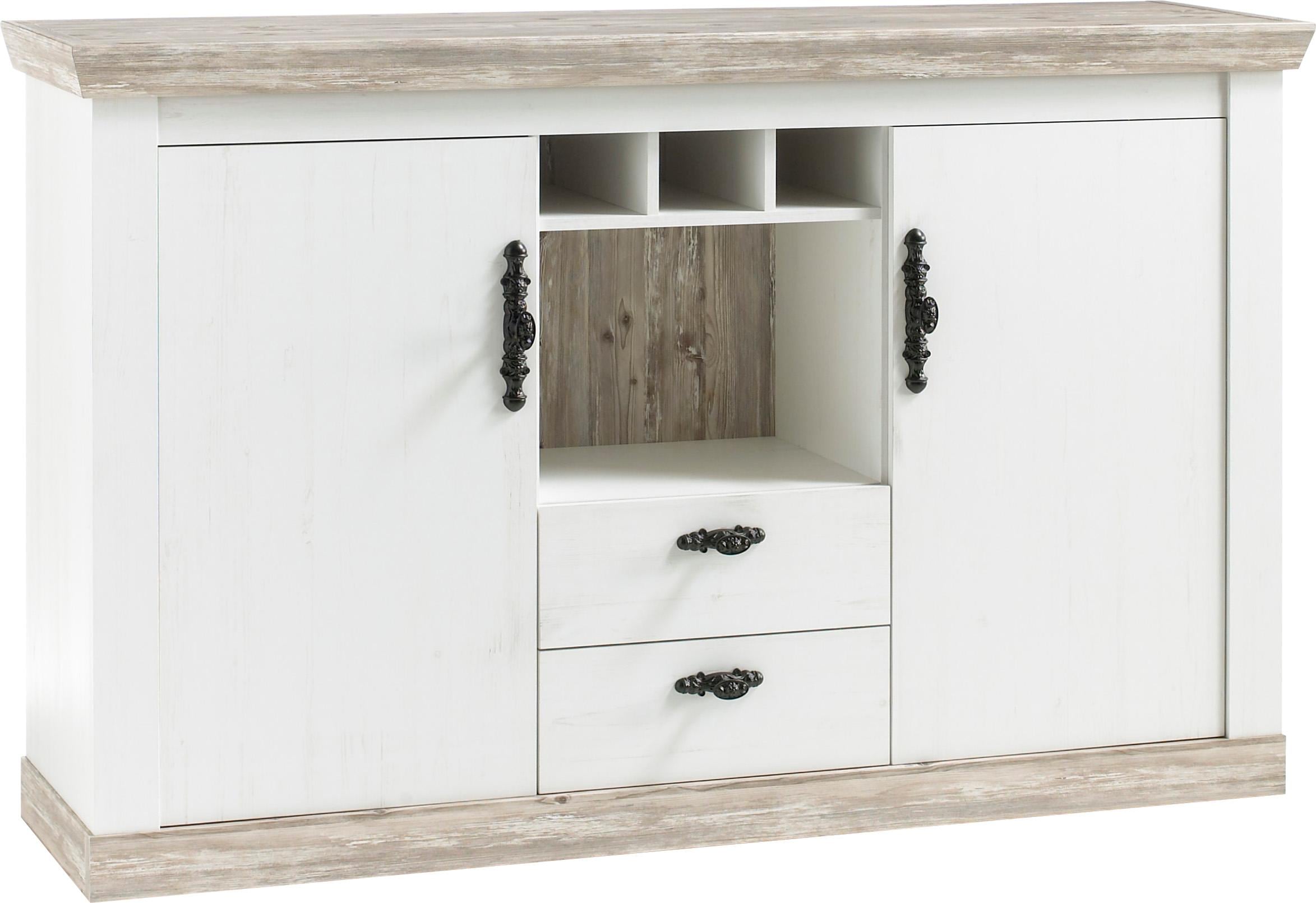 Sideboard »Florenz«, im romantischen Landhaus-Look, Breite 168 cm