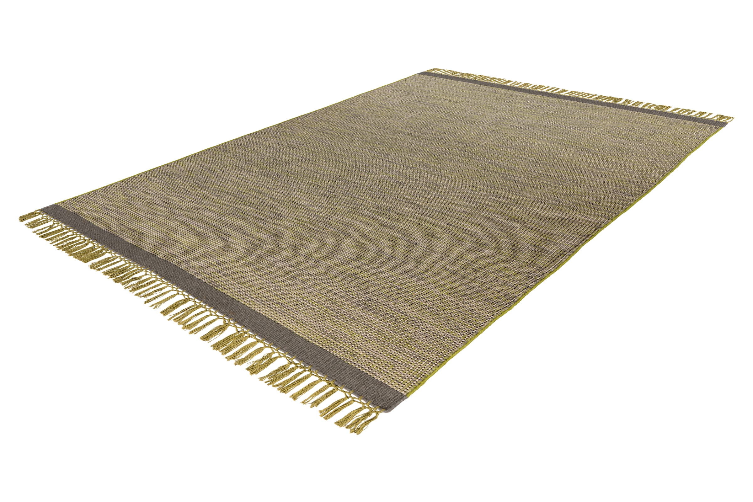 Arte Espina Teppich »Nomad 8064«, rechteckig, 11 mm Höhe, Handgemachter Fransenteppich in neutralem Design