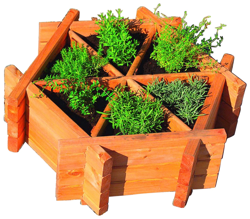 promadino Kräuterbeet BxTxH: 76x72x27 cm