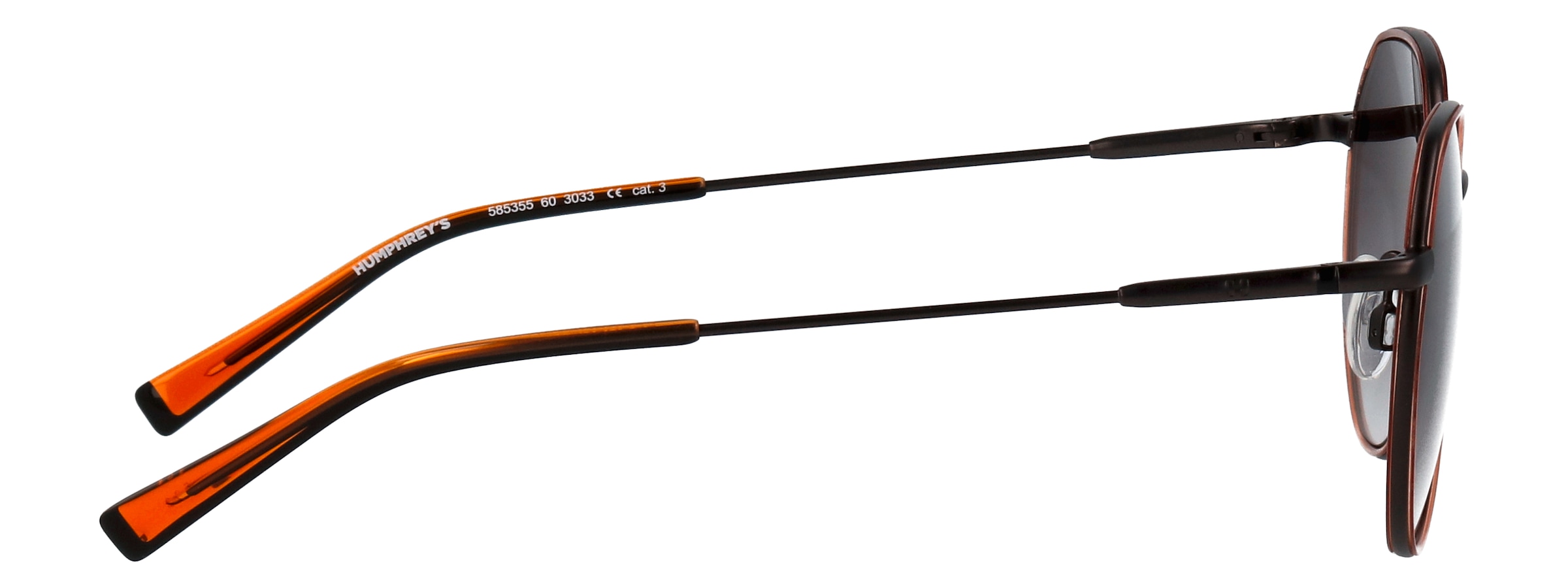 HUMPHREY´S eyewear Lunettes de soleil »Modell 585355« Form Panto, Logoschriftzug auf Bügel, Kombifassung