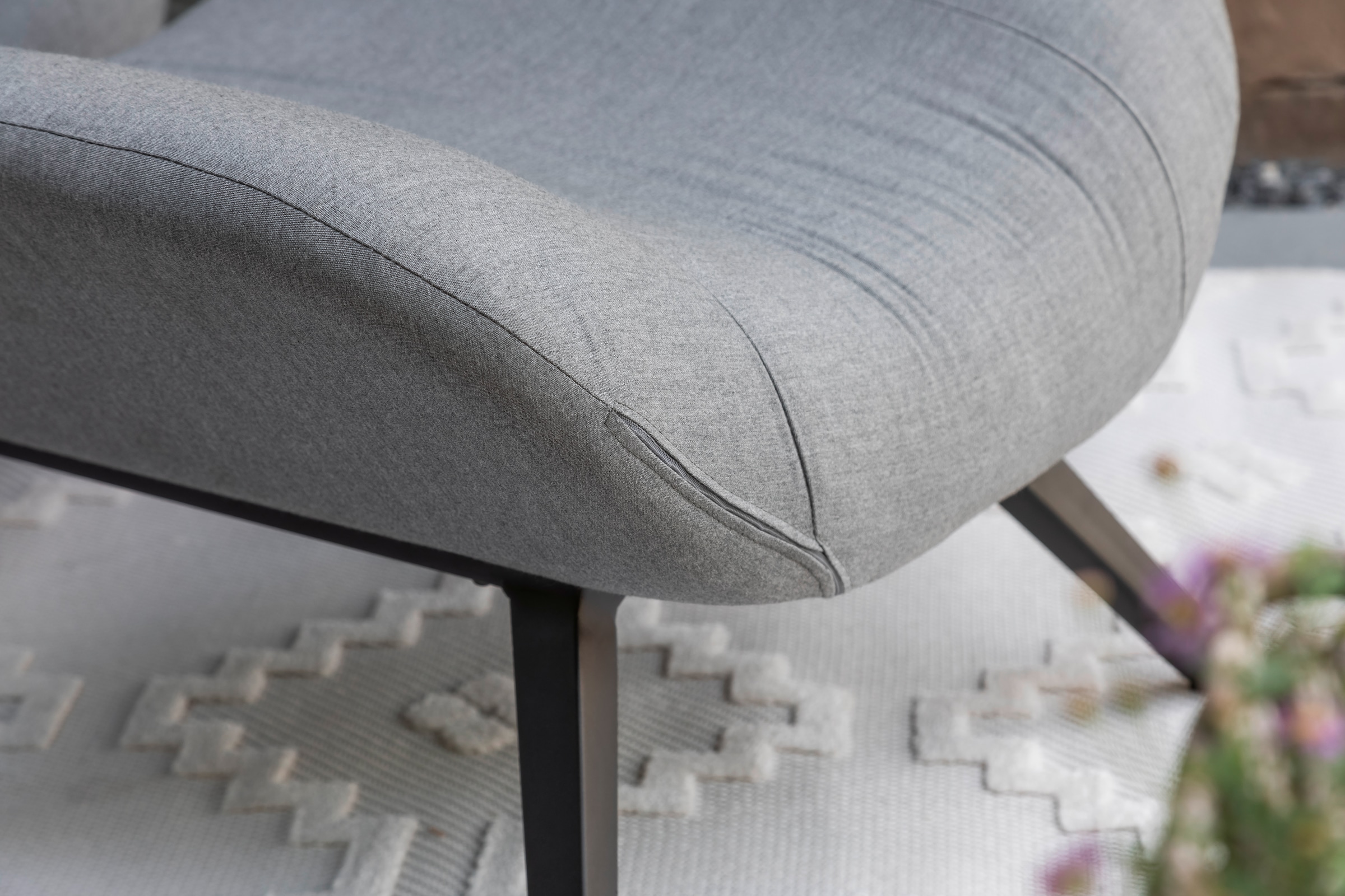 SCHÖNER WOHNEN-Kollektion Tapis »Summer 6352« Rectangulaire 6 mm Höhe In- und Outdoor geeignet, Hoch Tief Struktur, Robuster Teppich