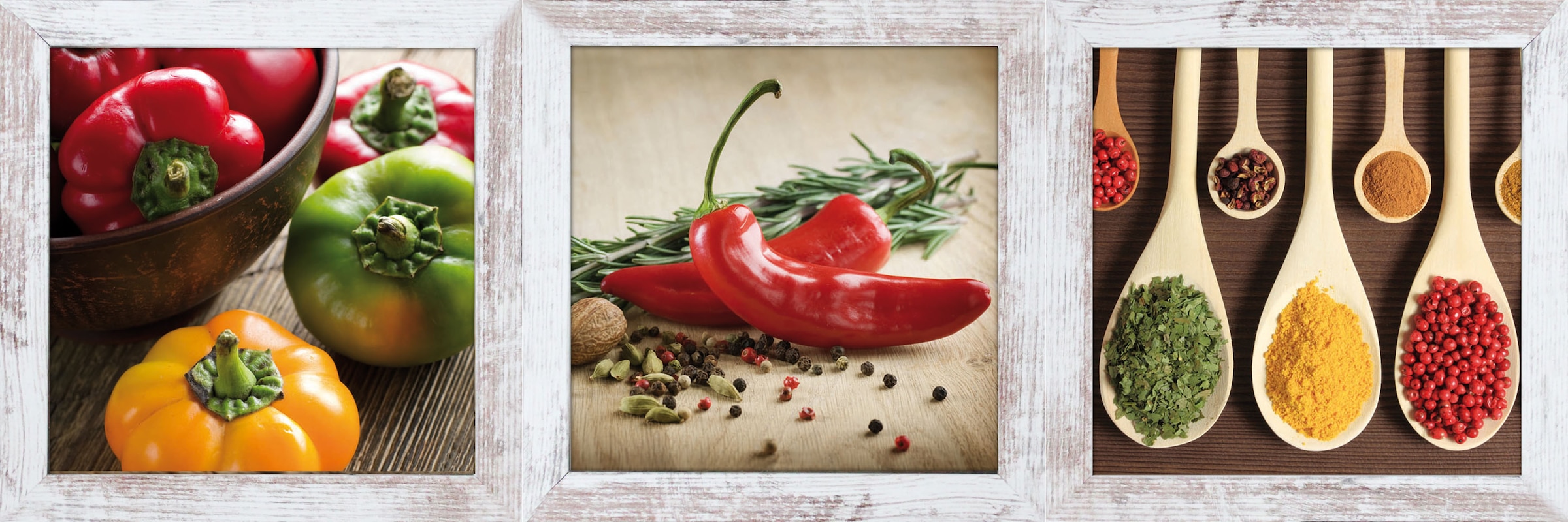 Image of Bönninghoff Bild mit Rahmen »Paprika, Gewürze Kräuter Küche Deko«, (1 St.) bei Ackermann Versand Schweiz