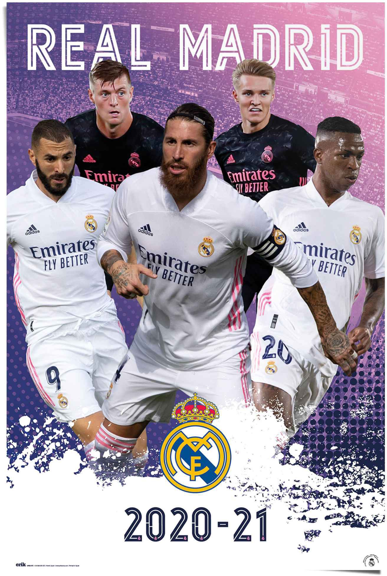 Image of Reinders! Poster »Fussball Starspieler«, (1 St.) bei Ackermann Versand Schweiz